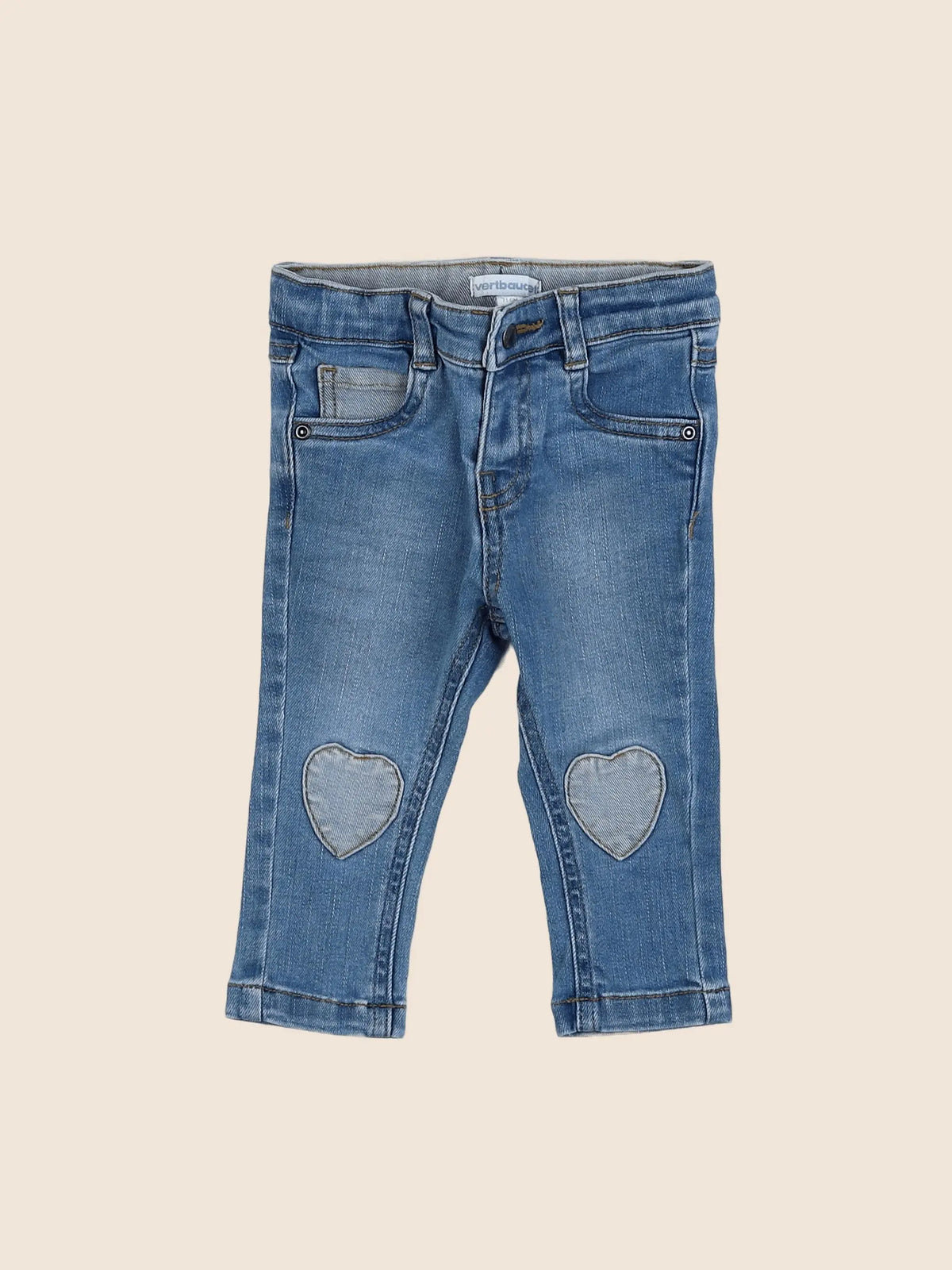 Vertbaudet - jean bleu - 9 mois