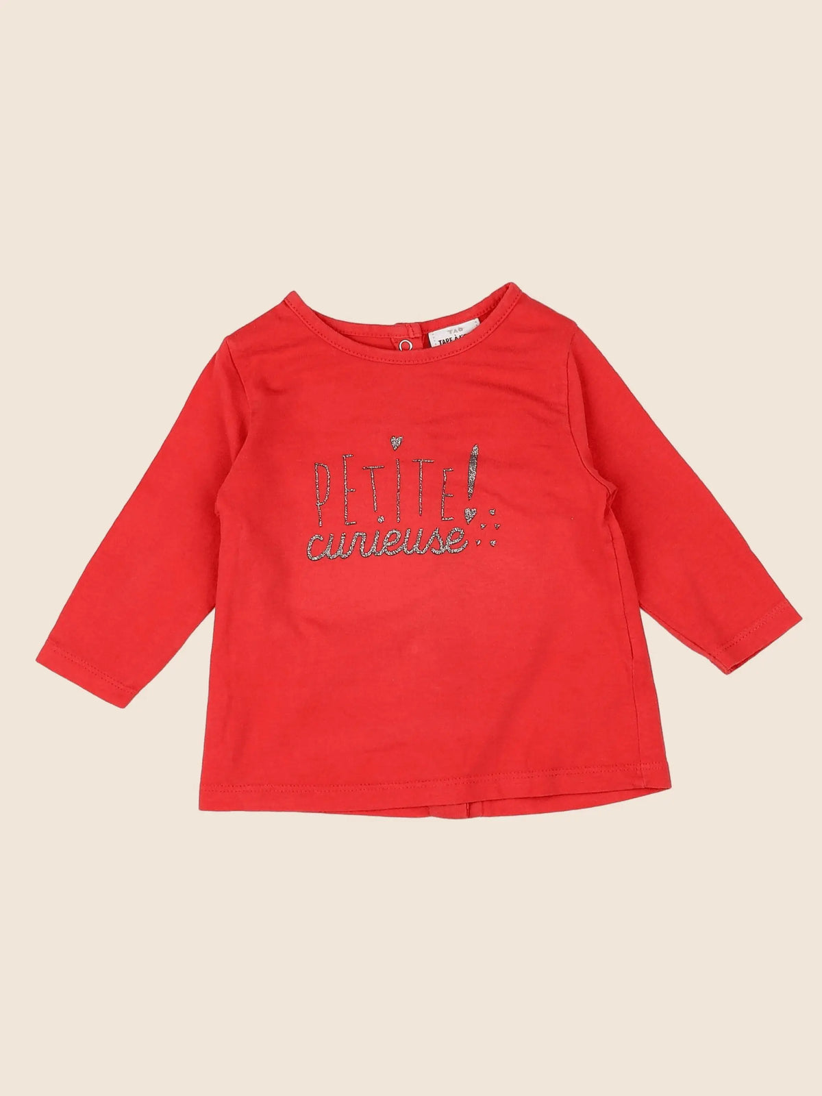 Tape à l'oeil - tee-shirt rouge - 9 mois