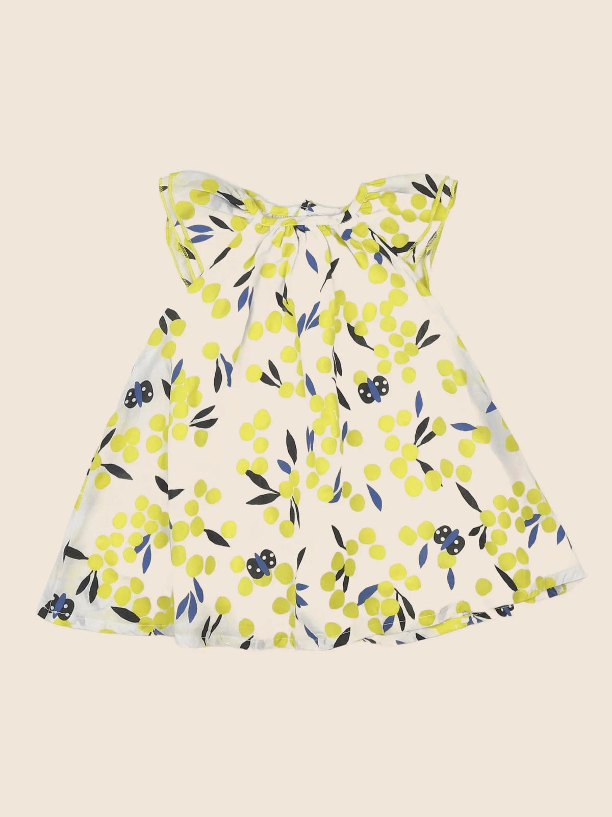 Catimini - robe jaune, multicolore - 6 mois