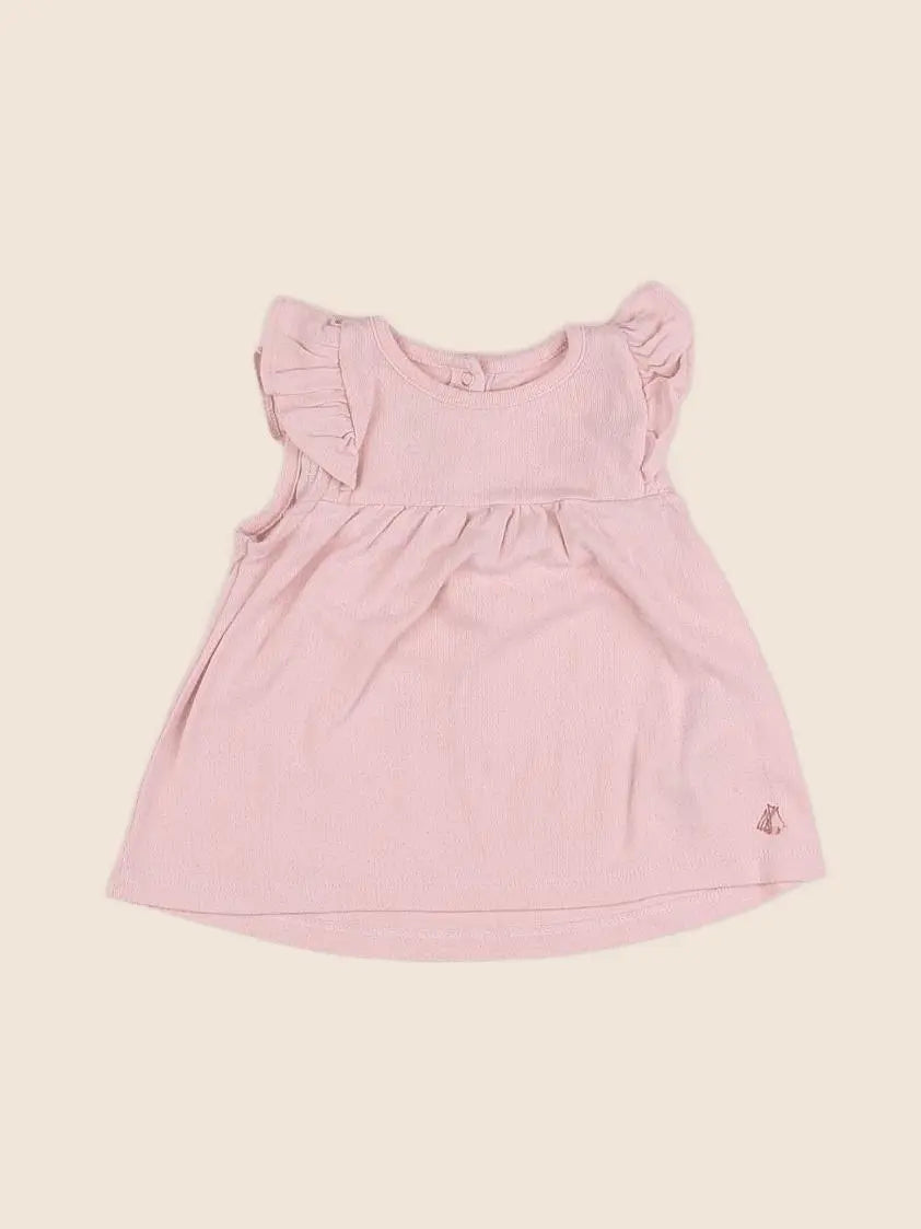 Petit Bateau - tee-shirt rose - 18 mois
