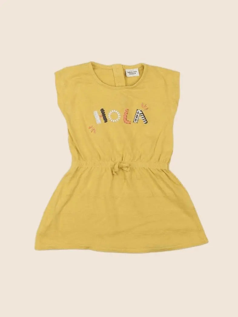 Tape à l'oeil - robe jaune - 18 mois