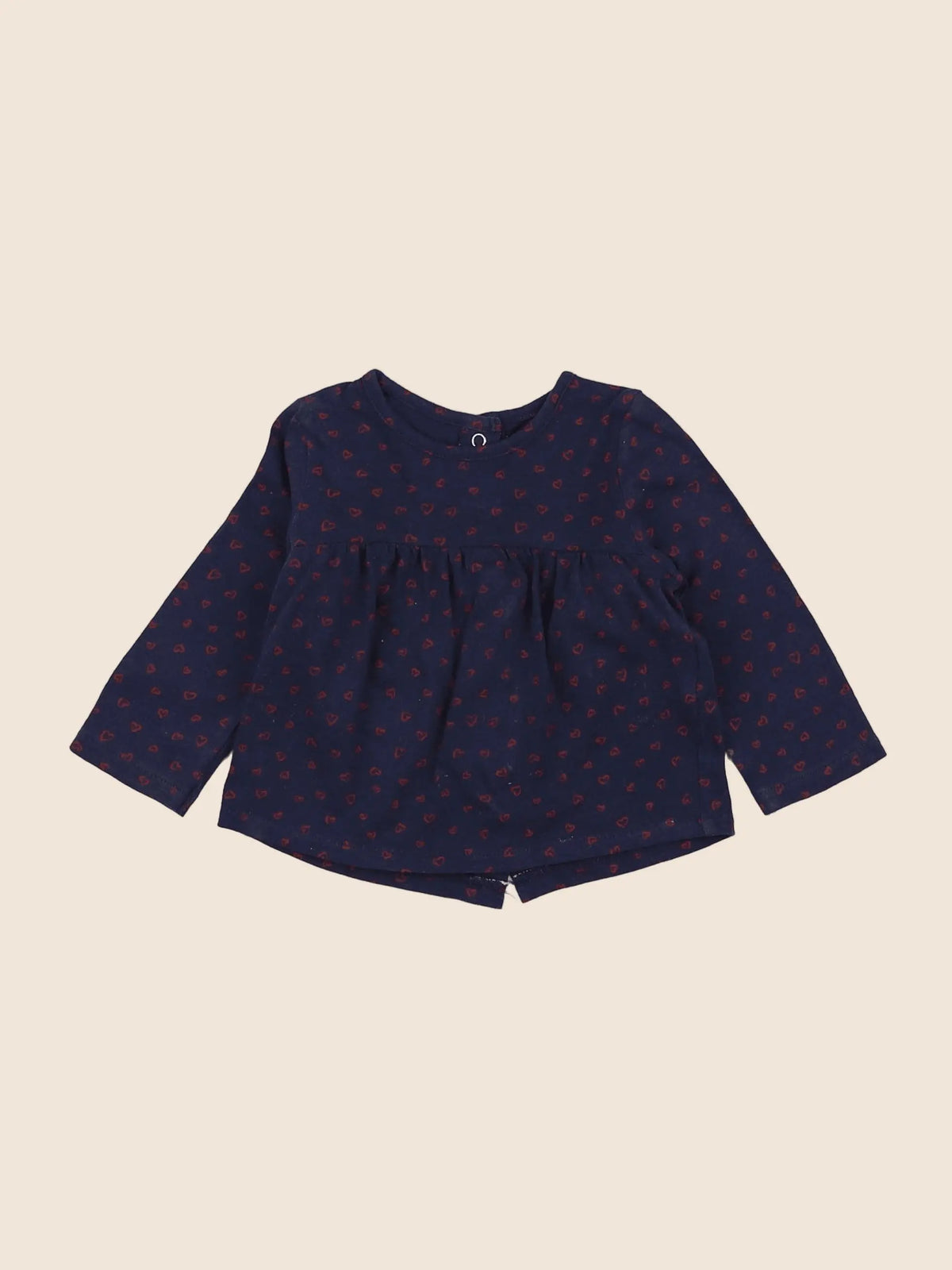 Vertbaudet - tee-shirt bleu, rouge - 3 mois