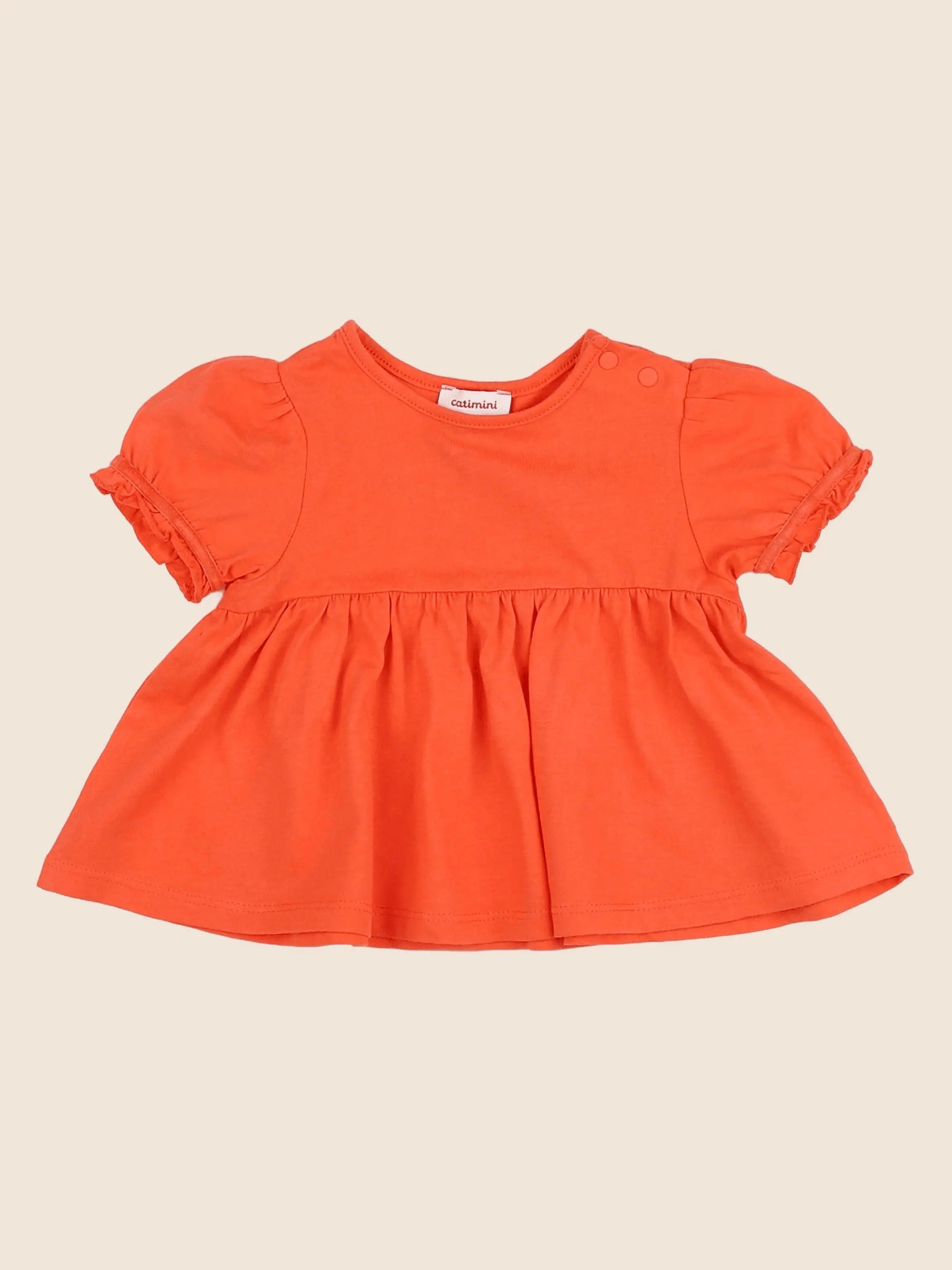 Catimini - tee-shirt orange - 6 mois