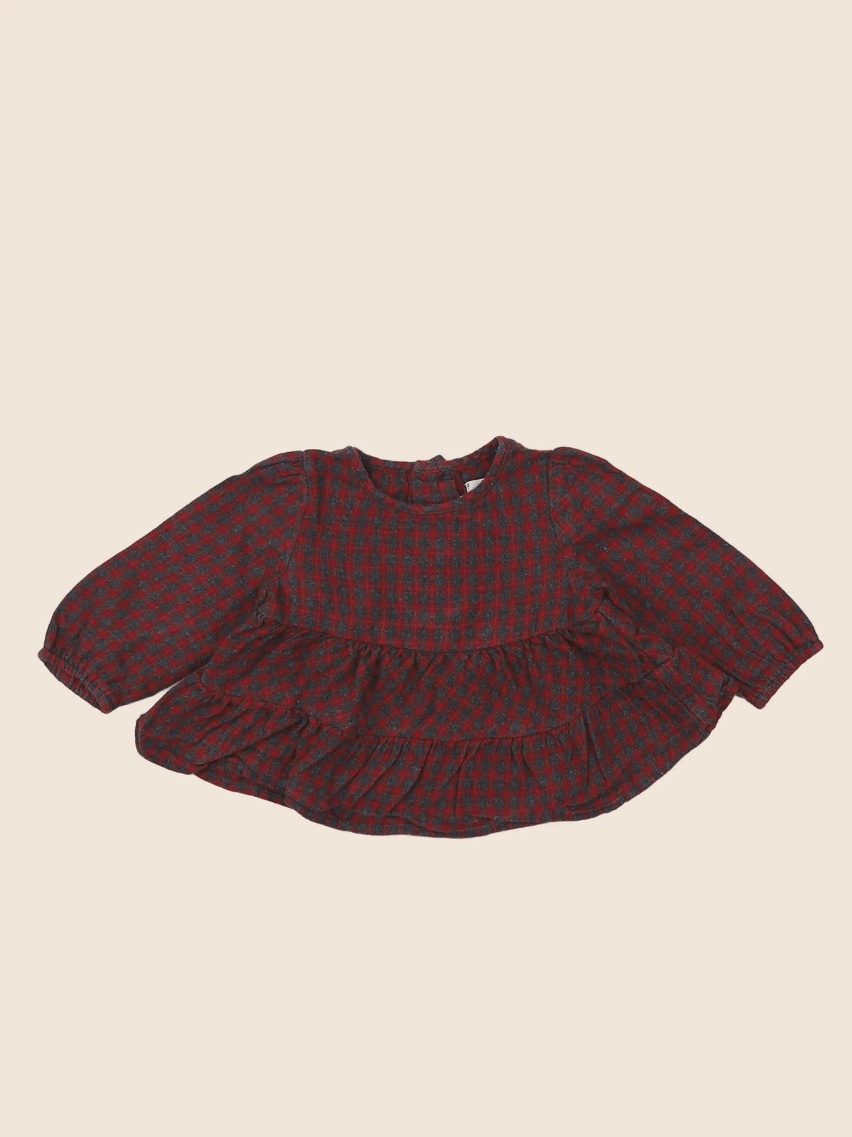 Zara - blouse rouge - 6/9 mois