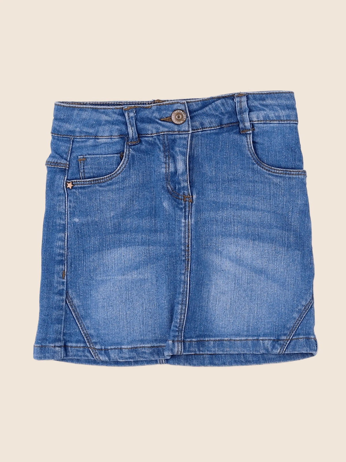 Vertbaudet - jupe bleu - 6 ans