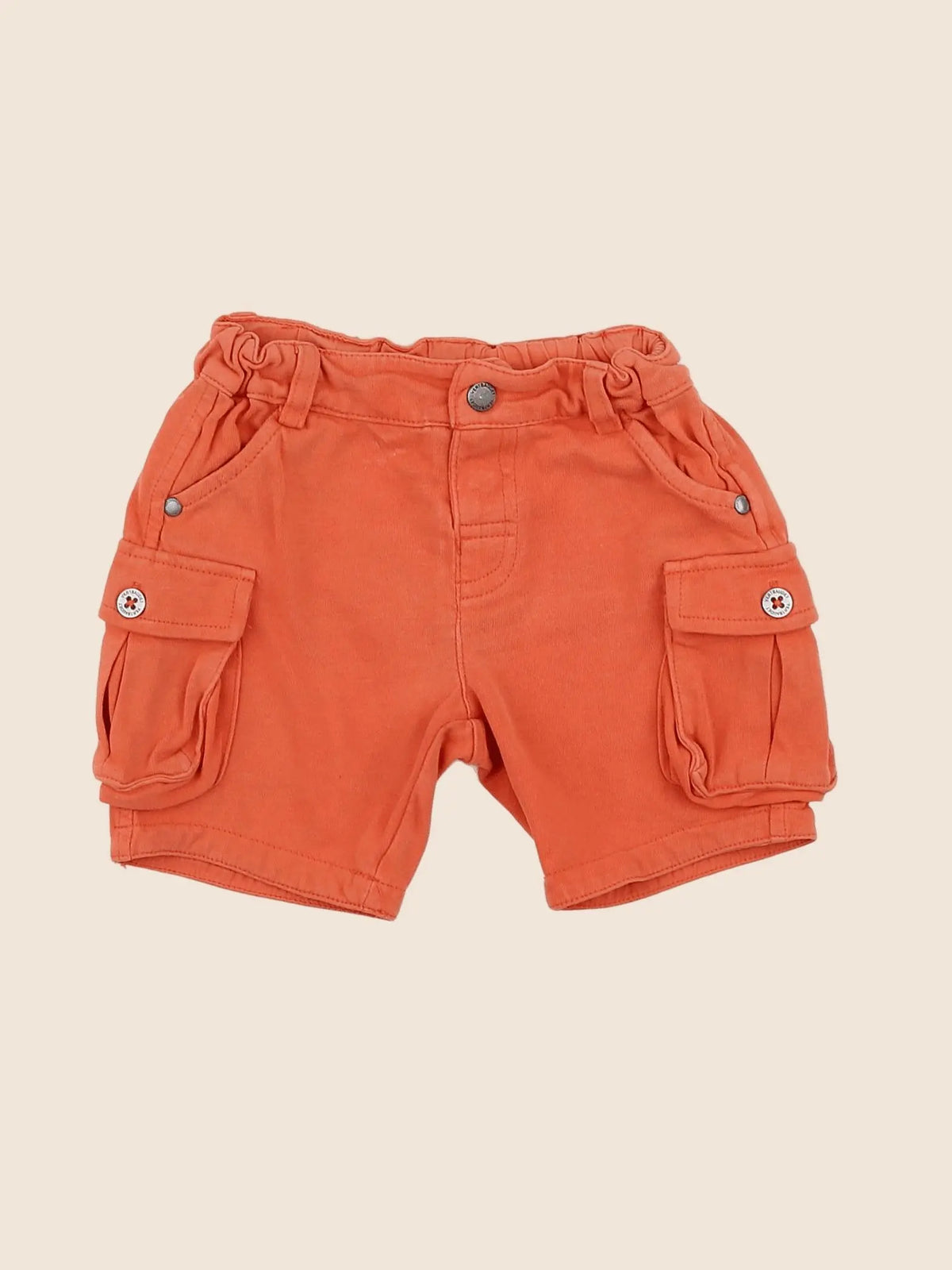 Vertbaudet - short orange - 12 mois