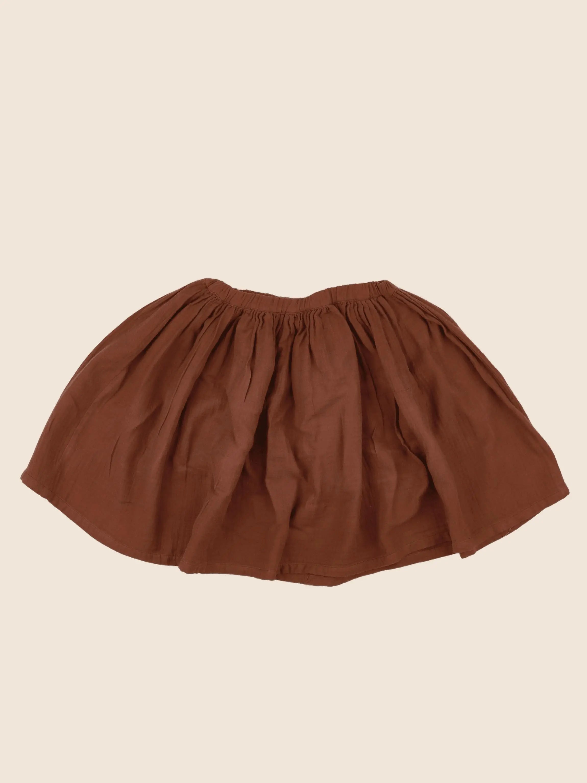 Bonton - jupe marron - 10 ans