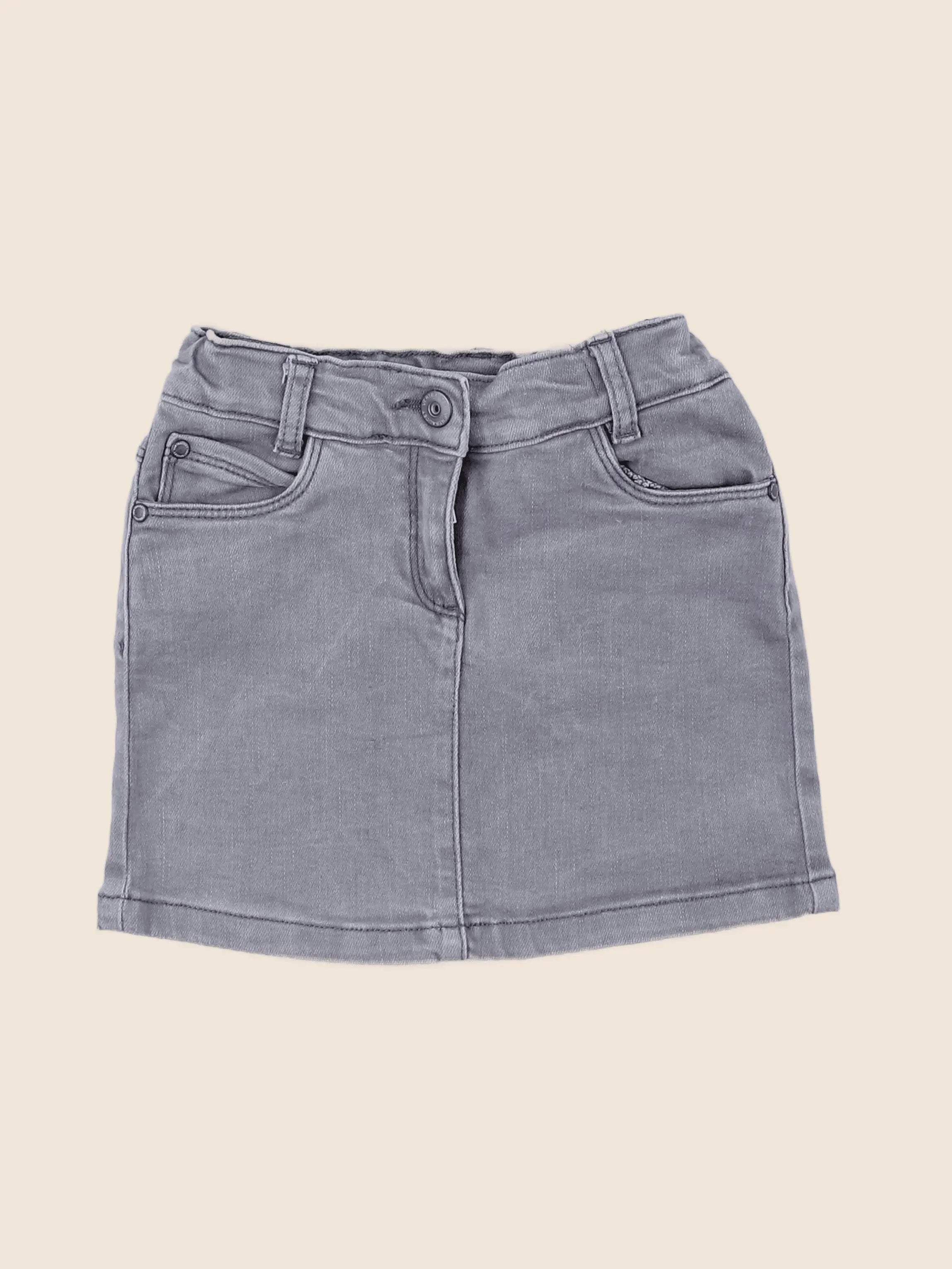 Vertbaudet - jupe gris - 4 ans
