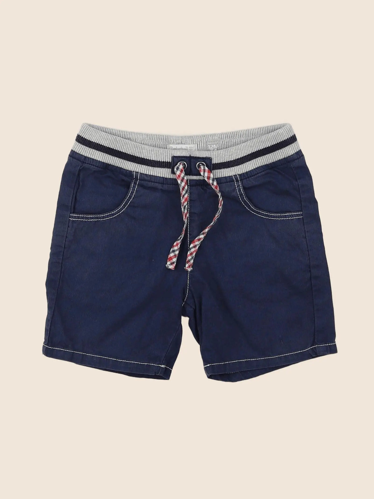 Timberland - short bleu - 12 mois