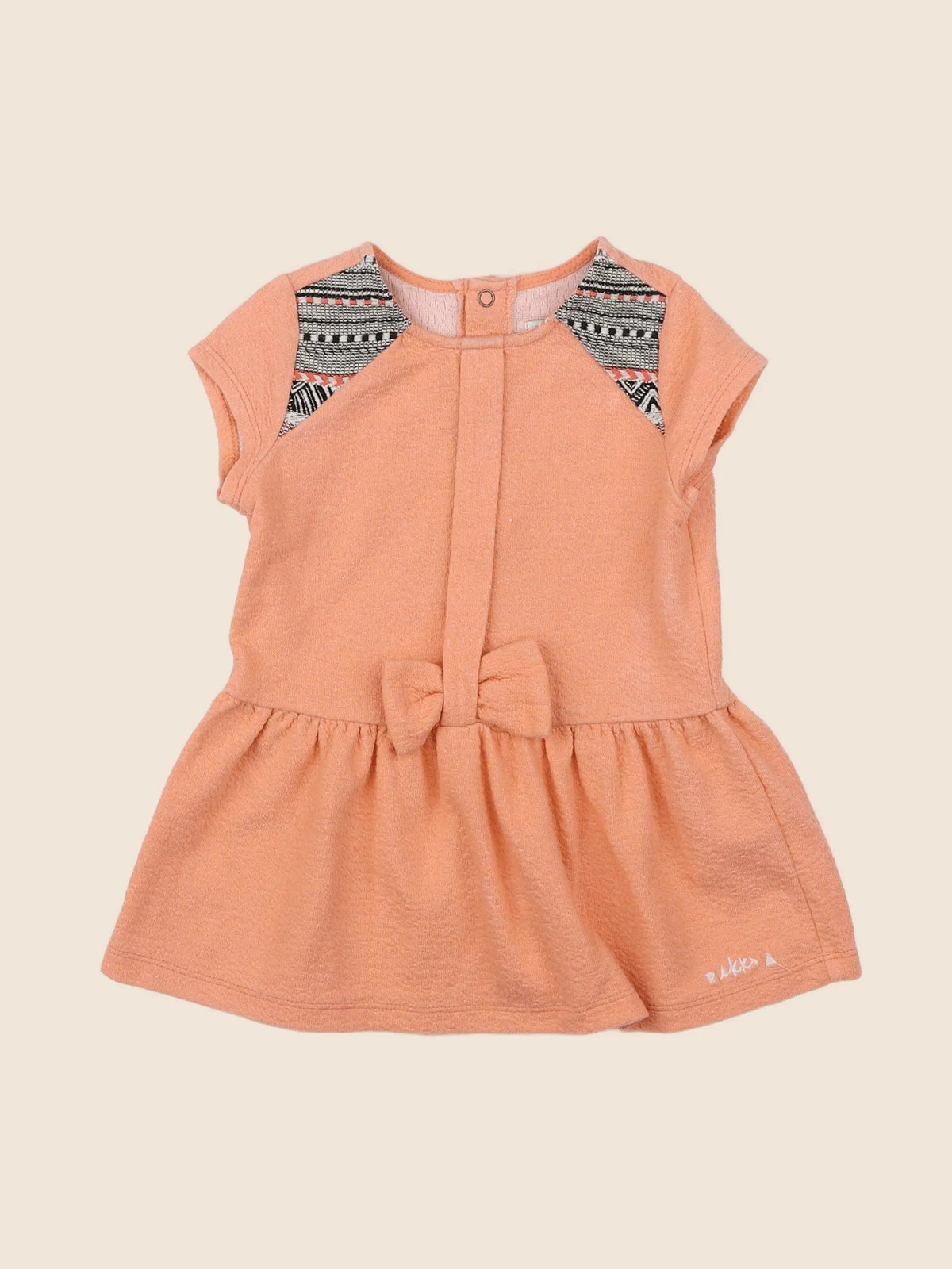IKKS - robe orange - 12 mois