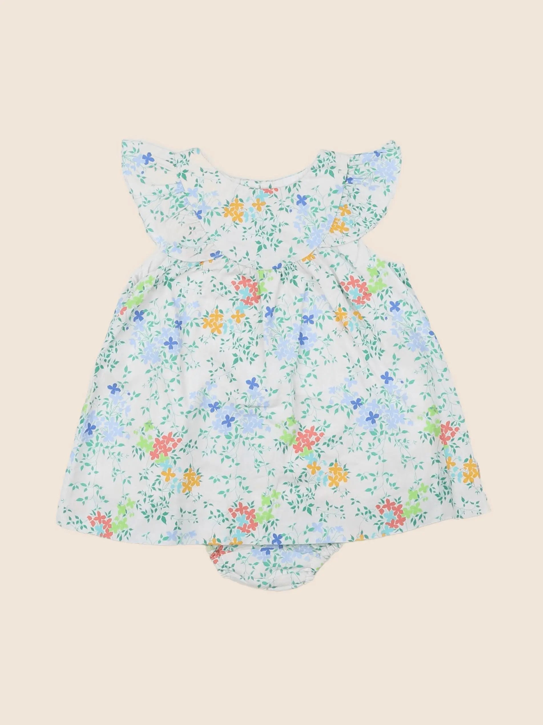 Zara - robe multicolore - 6/9 mois