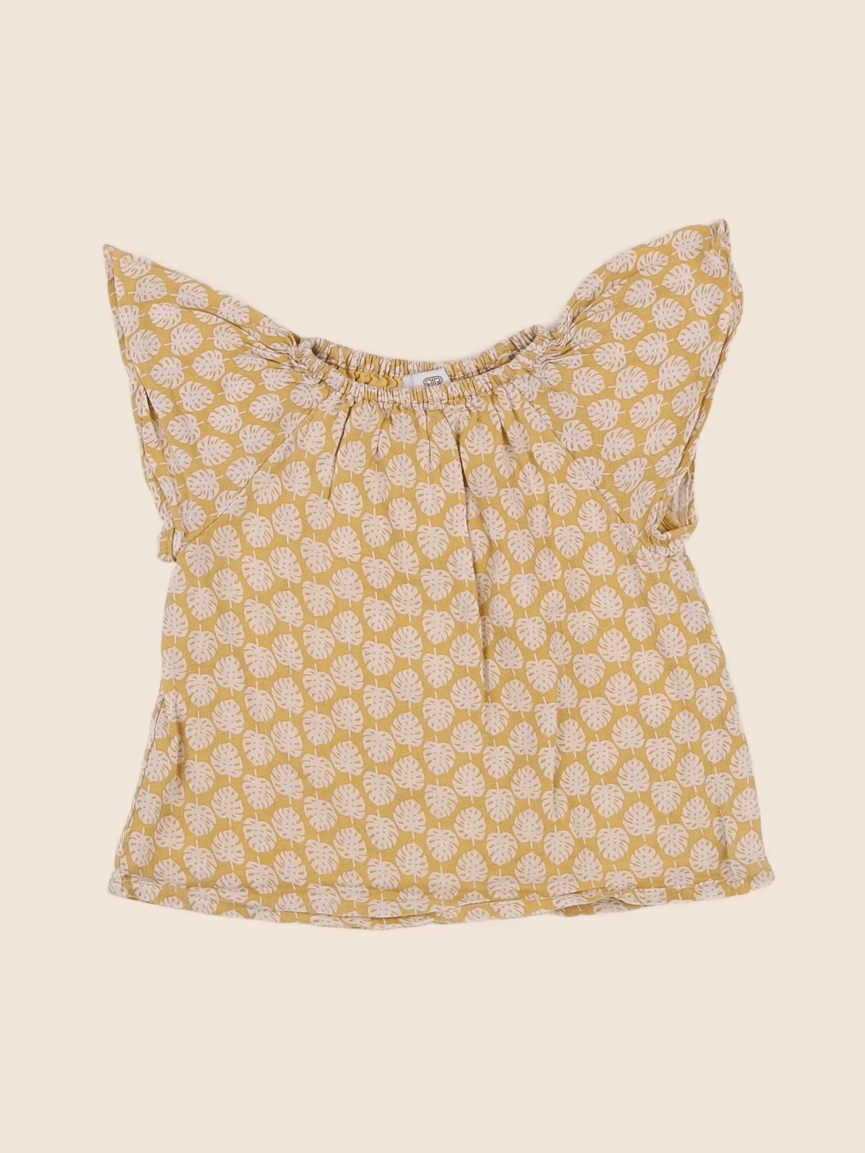 La Redoute - blouse jaune - 9 mois