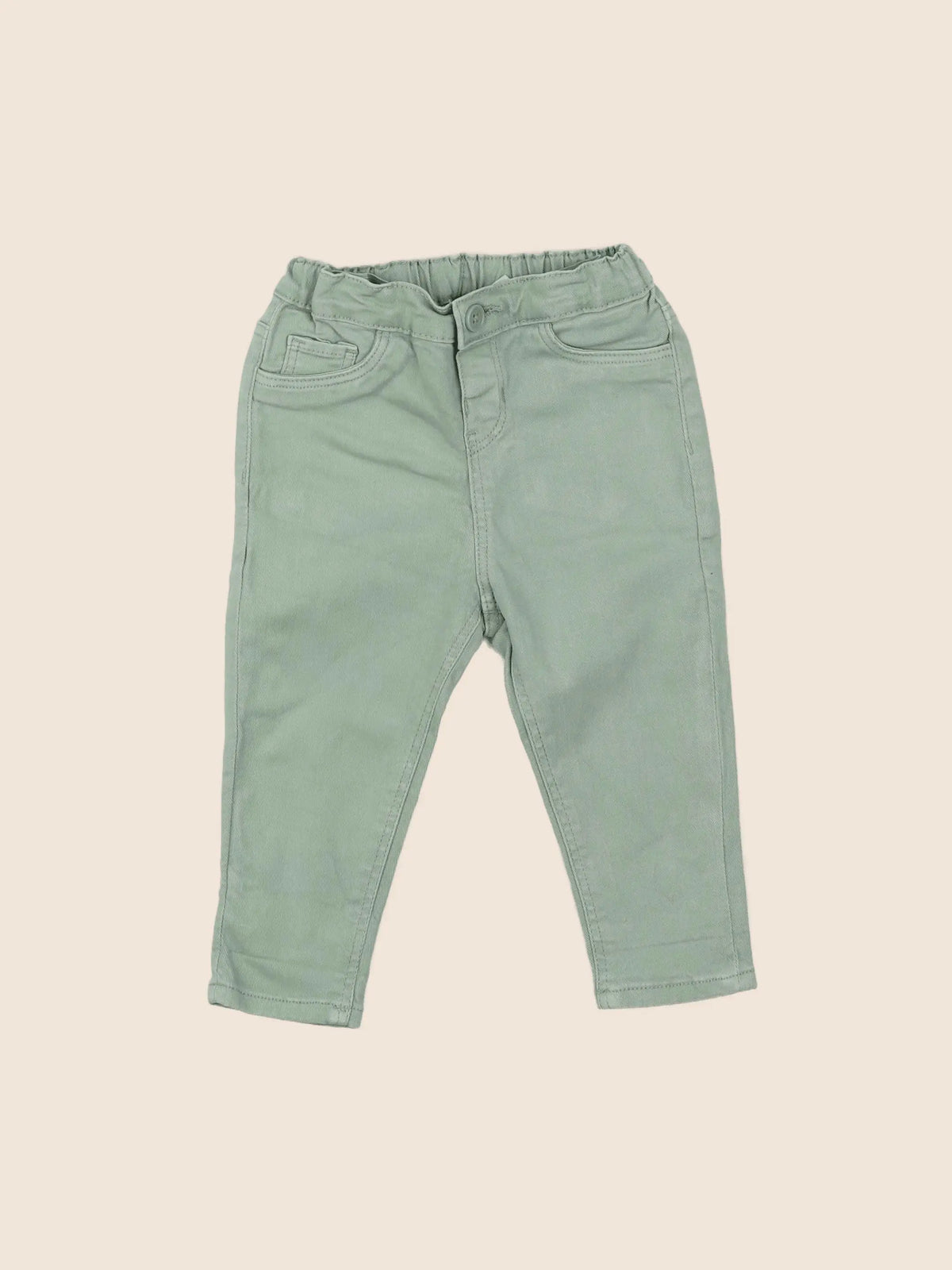 H&M - pantalon vert - 9 mois