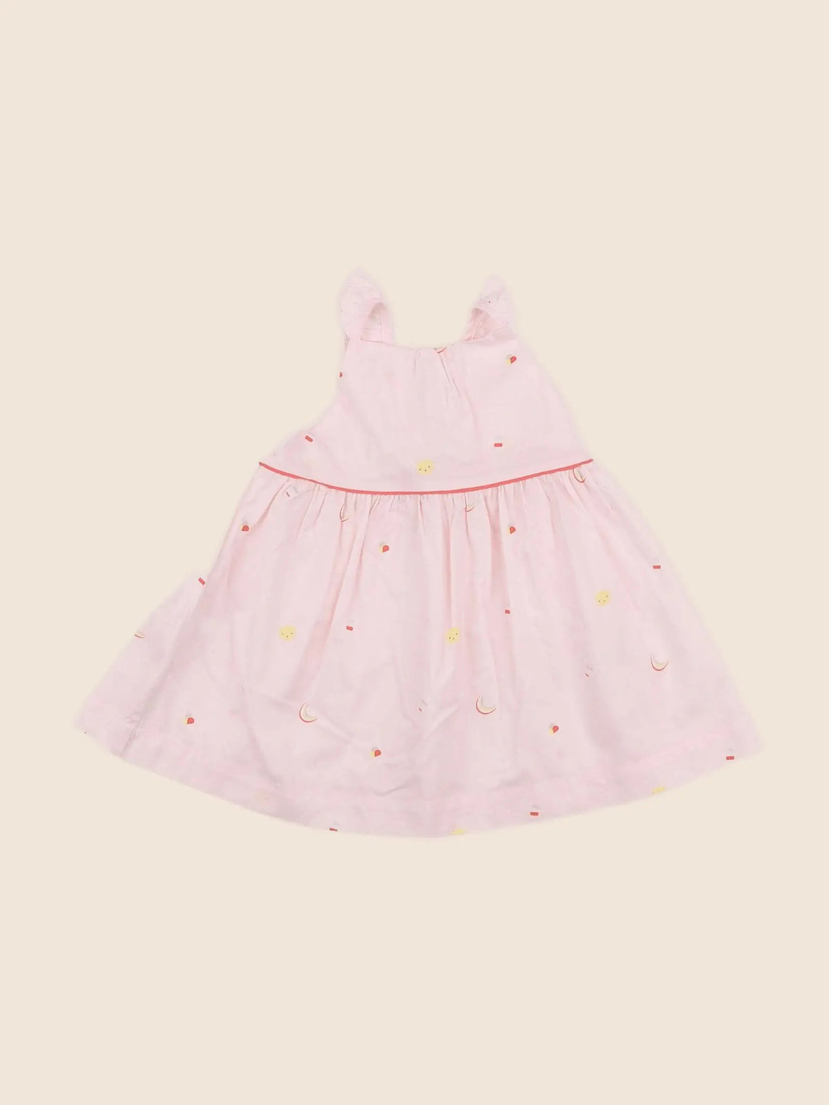 Vertbaudet - robe rose - 9 mois
