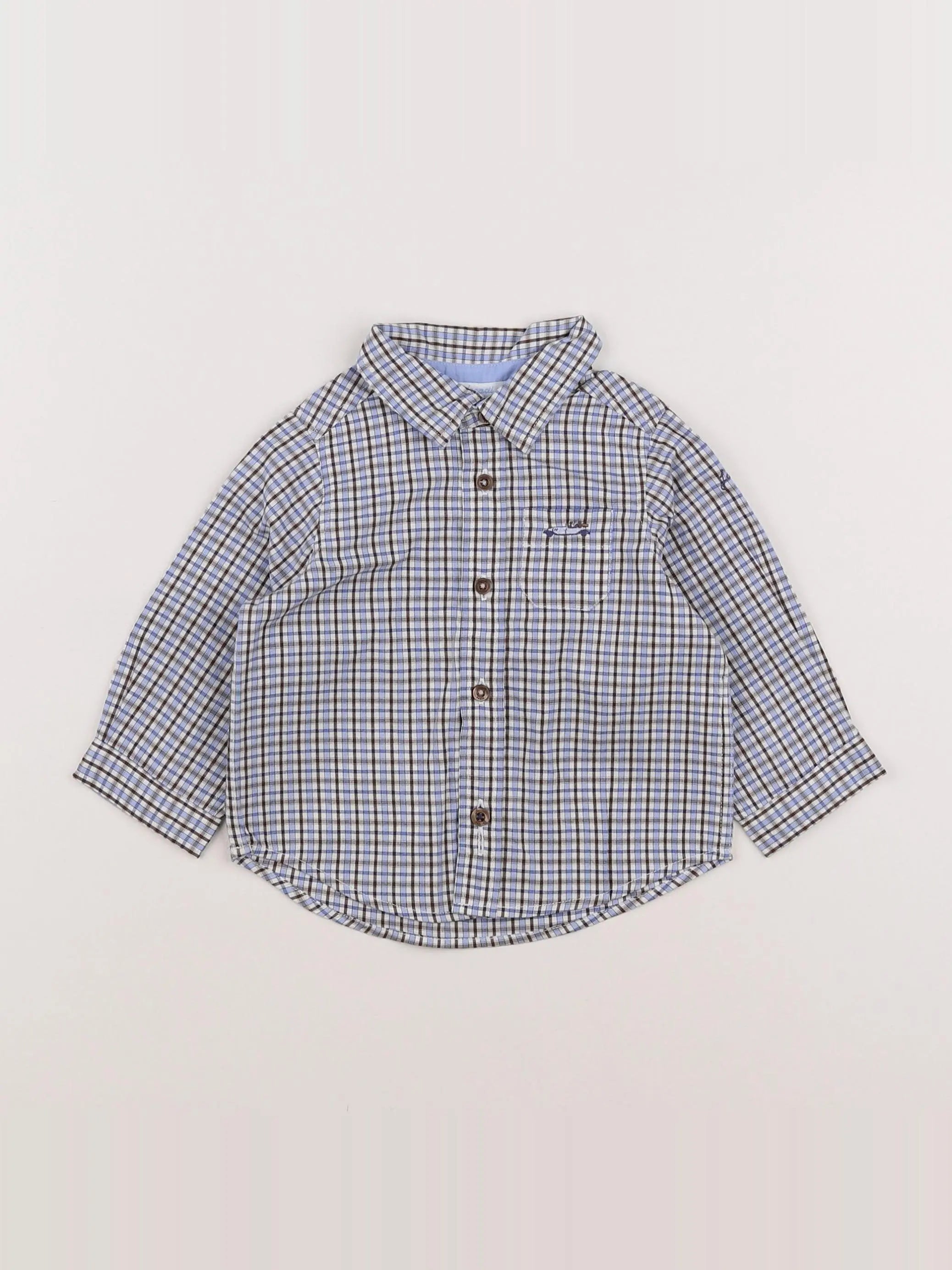 Jacadi - chemise multicolore - 6 mois