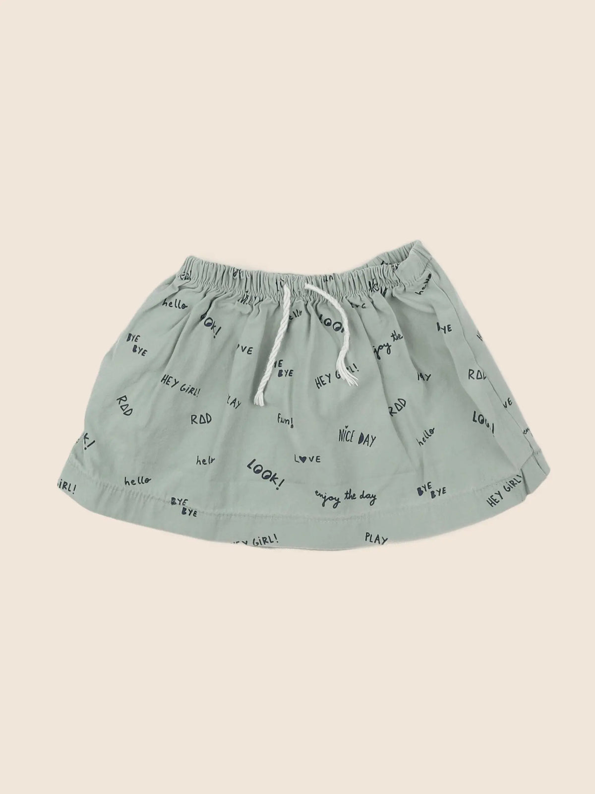 Zara - jupe vert - 12/18 mois