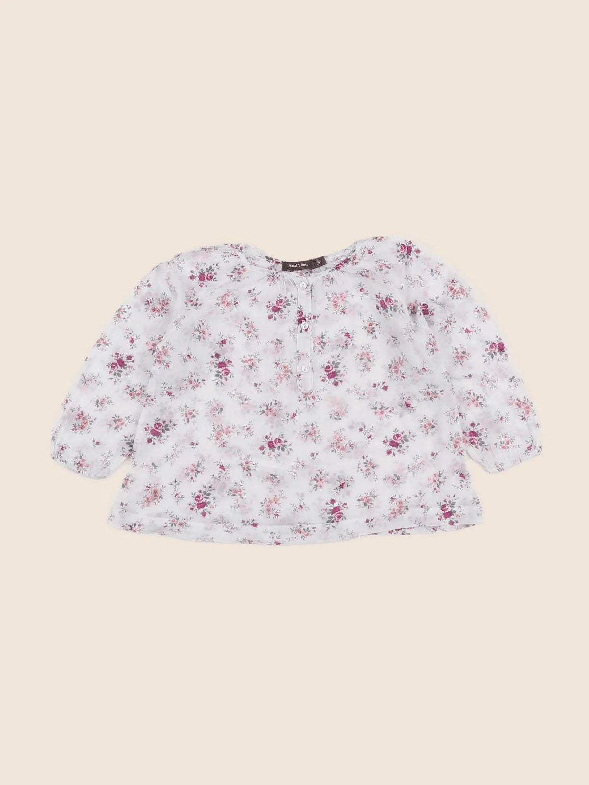 Boutchou - blouse multicolore - 18 mois