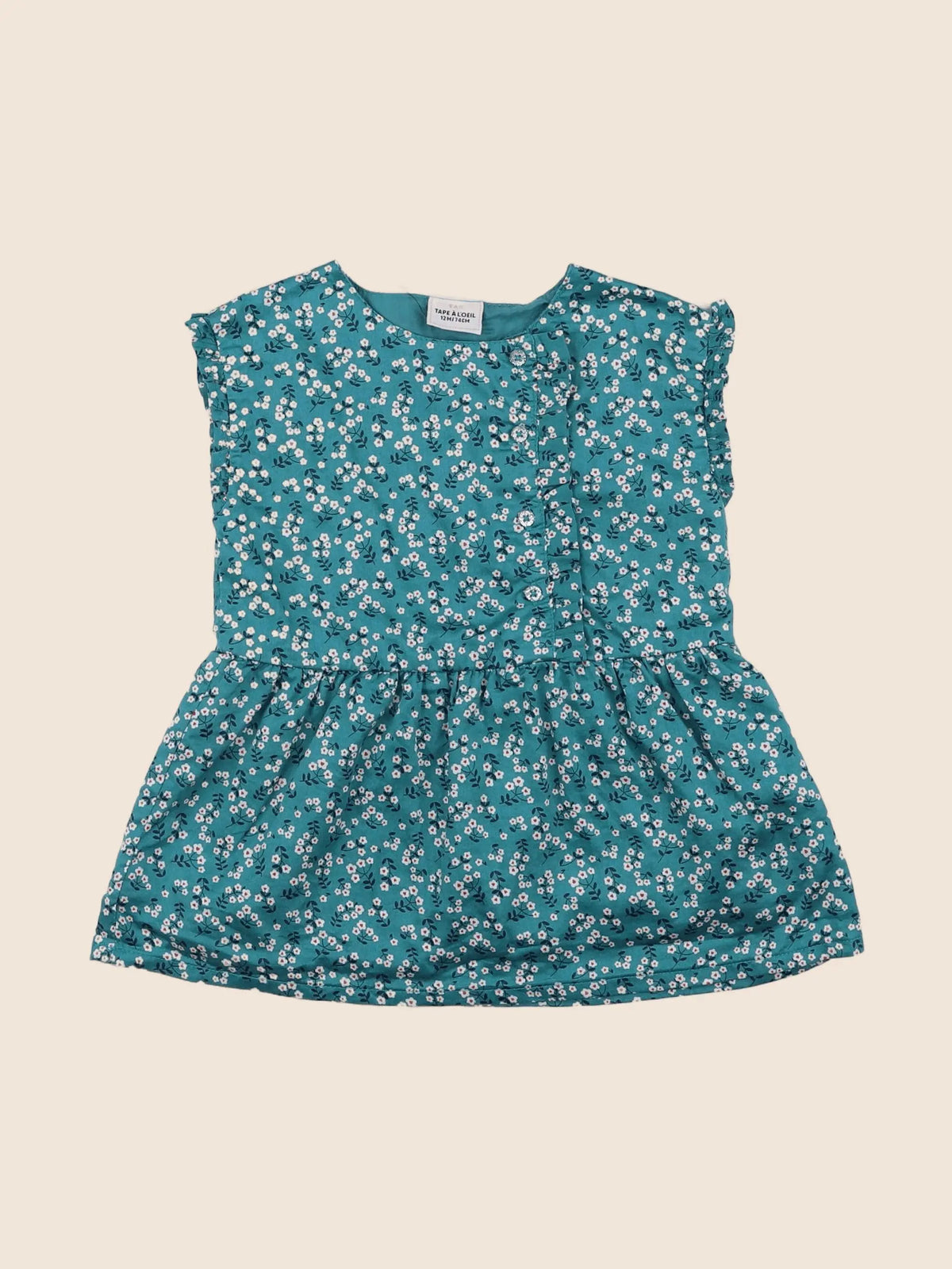 Tape à l'oeil - robe multicolore - 12 mois
