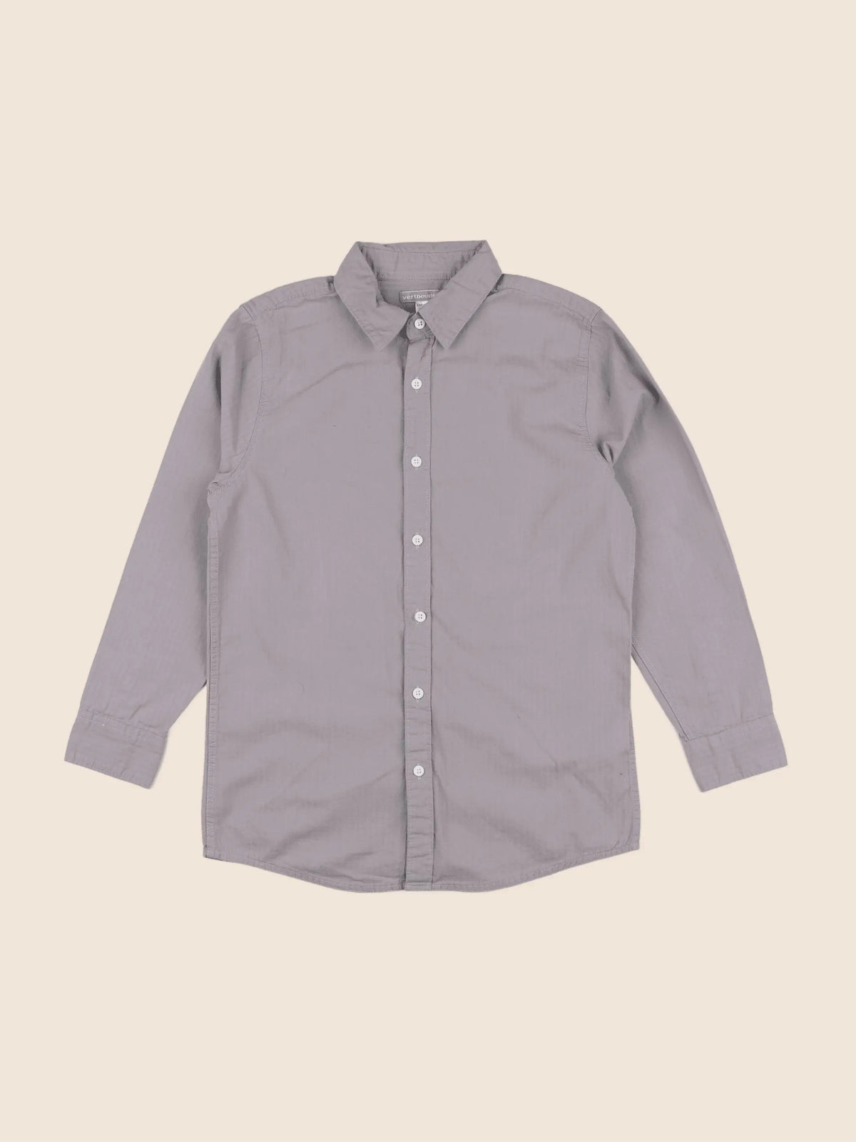 Vertbaudet - chemise gris - 10 ans