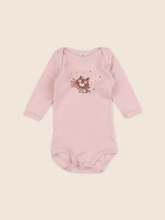 Petit Bateau - body rose - 3 mois
