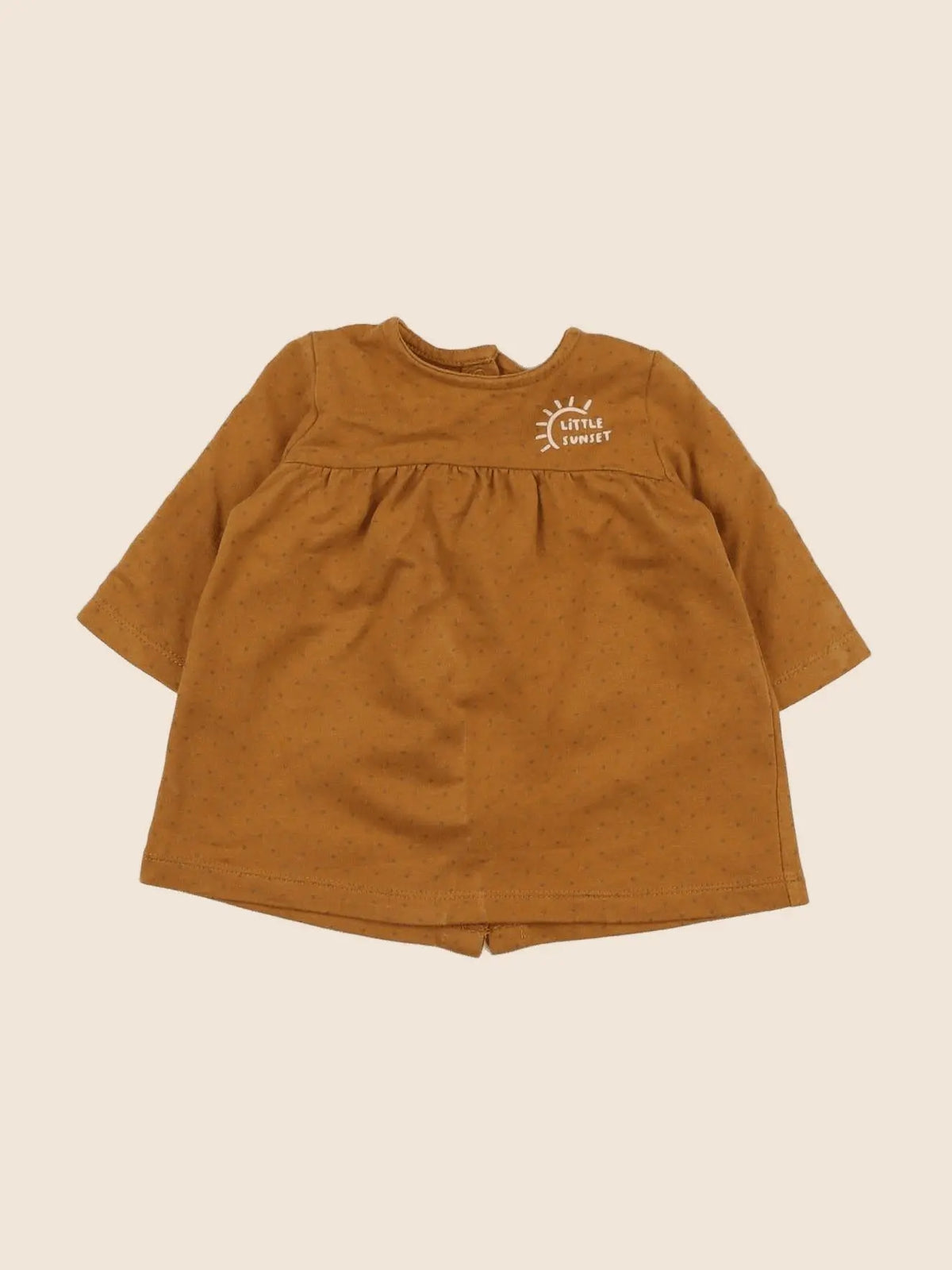 Vertbaudet - robe marron - 3 mois