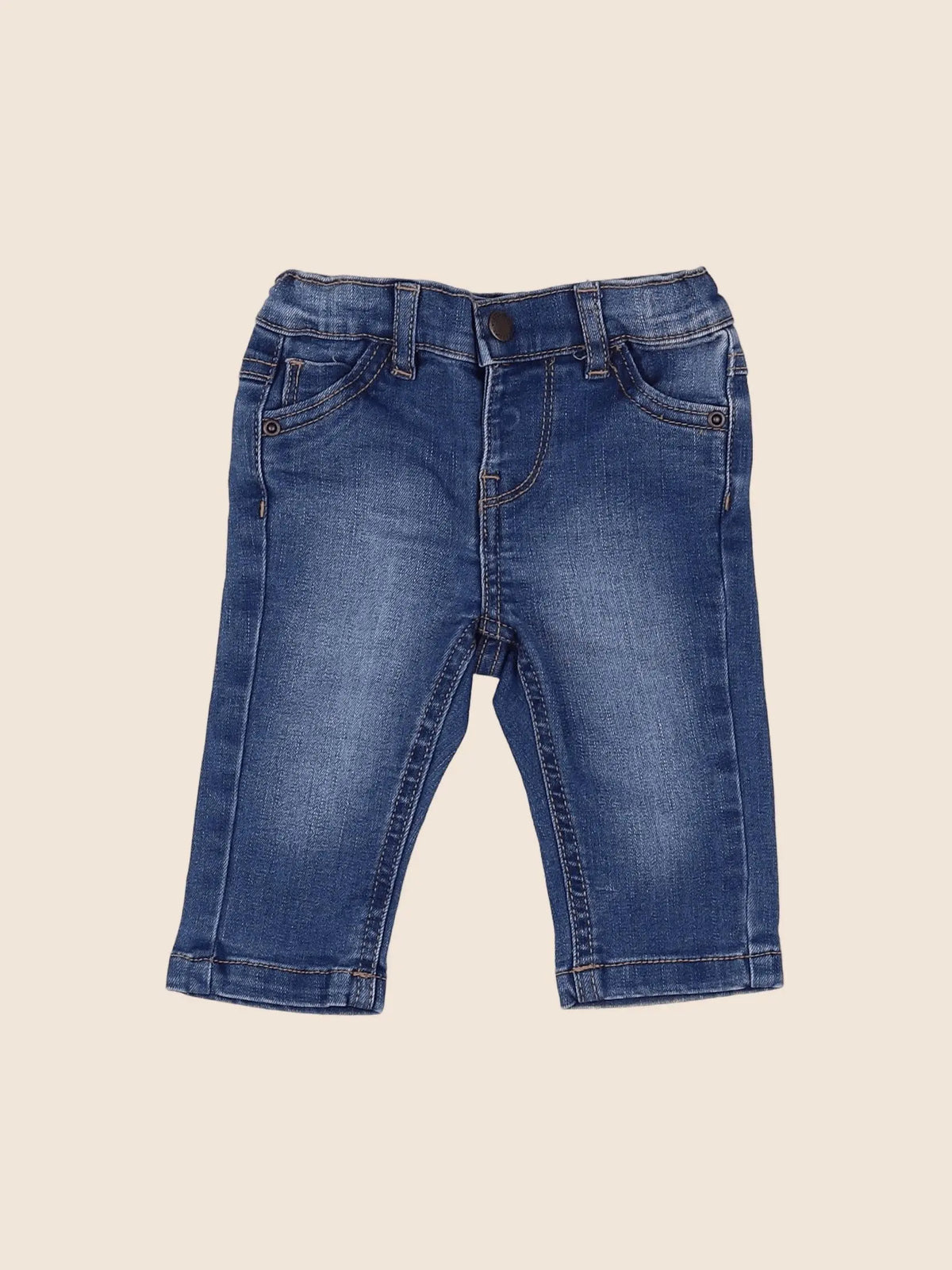Vertbaudet - jean bleu - 3 mois