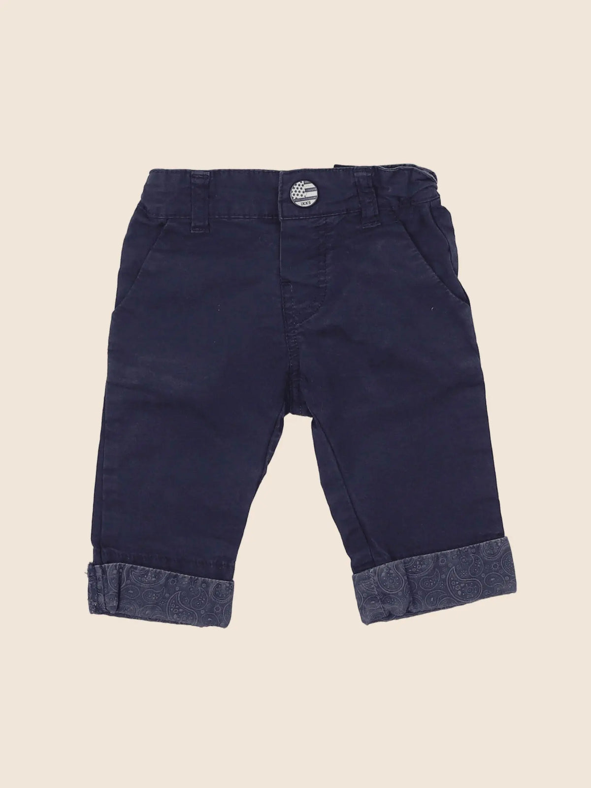 IKKS - pantalon bleu - 3 mois
