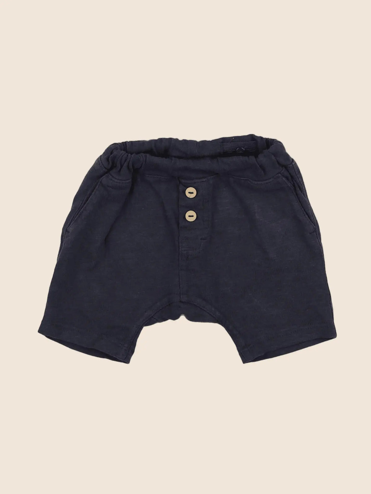 H&M - short bleu - 3 mois