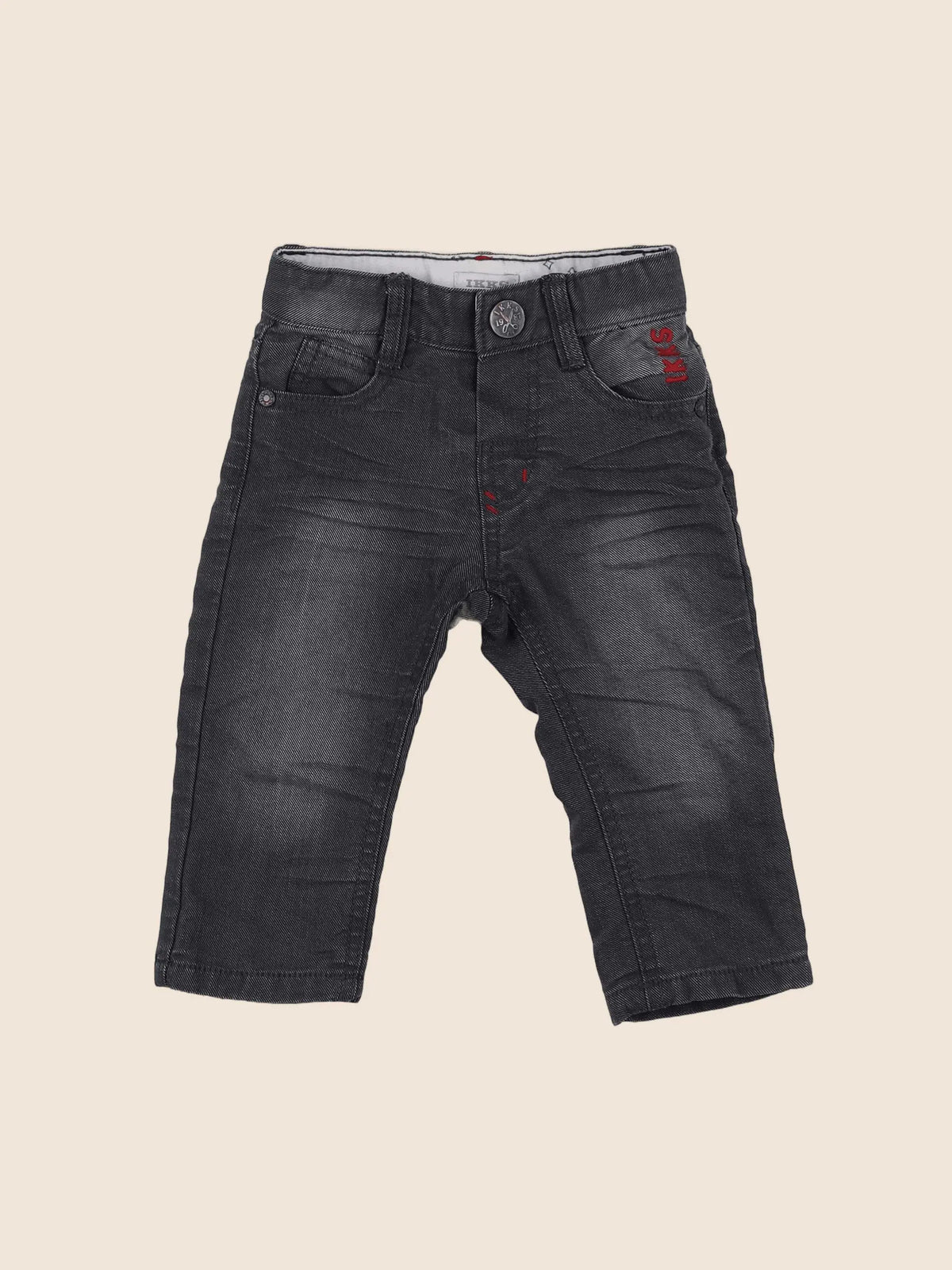 IKKS - jean noir - 6 mois