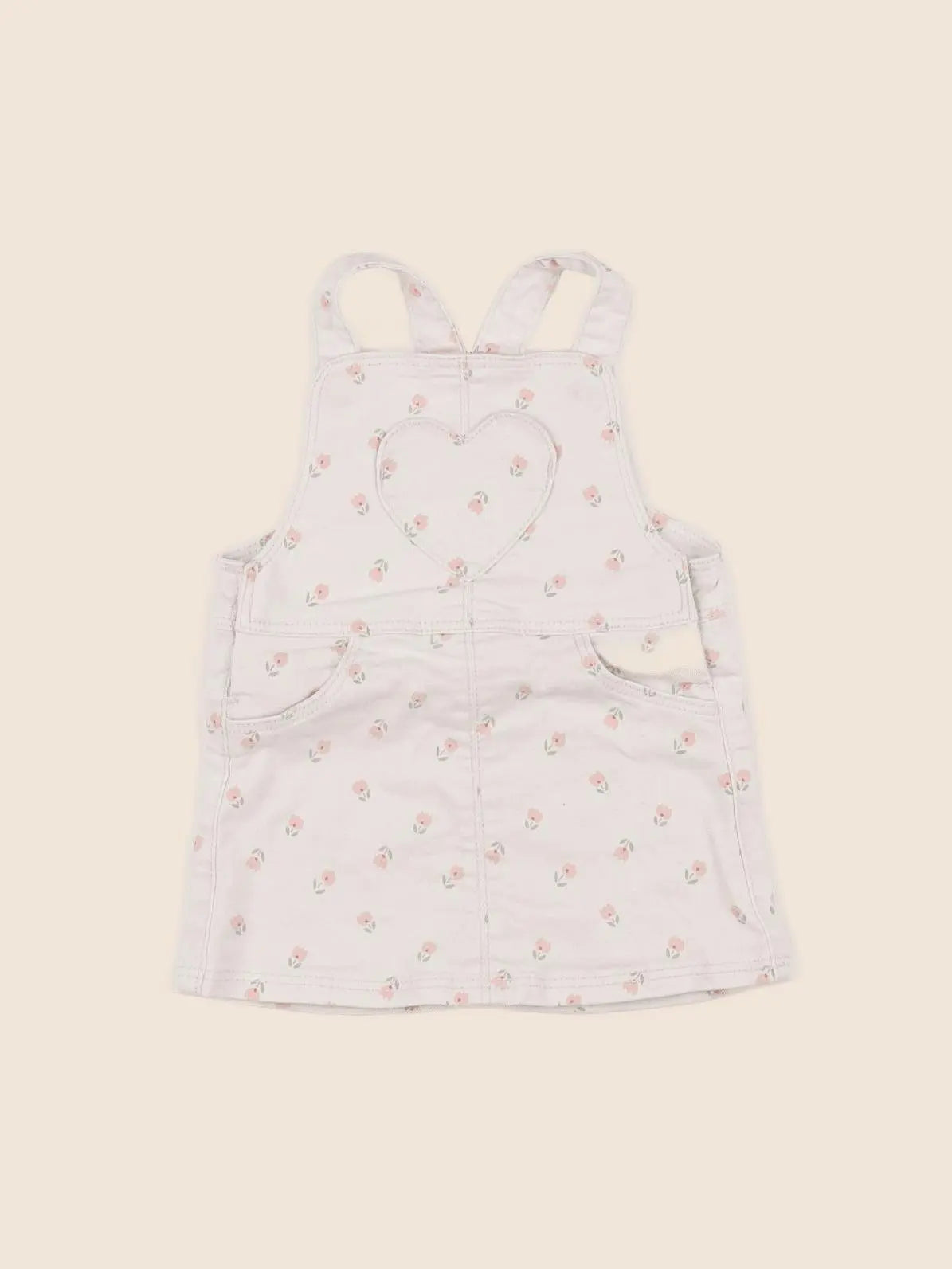 Vertbaudet - robe beige - 12 mois