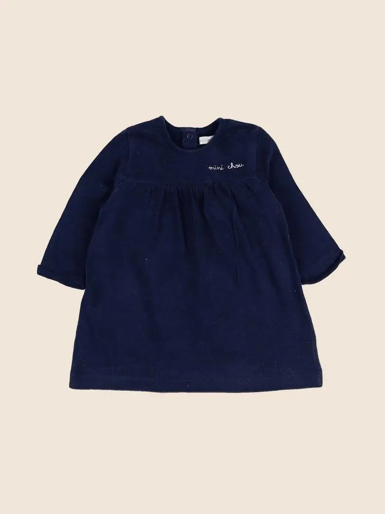 Vertbaudet - robe bleu - 6 mois