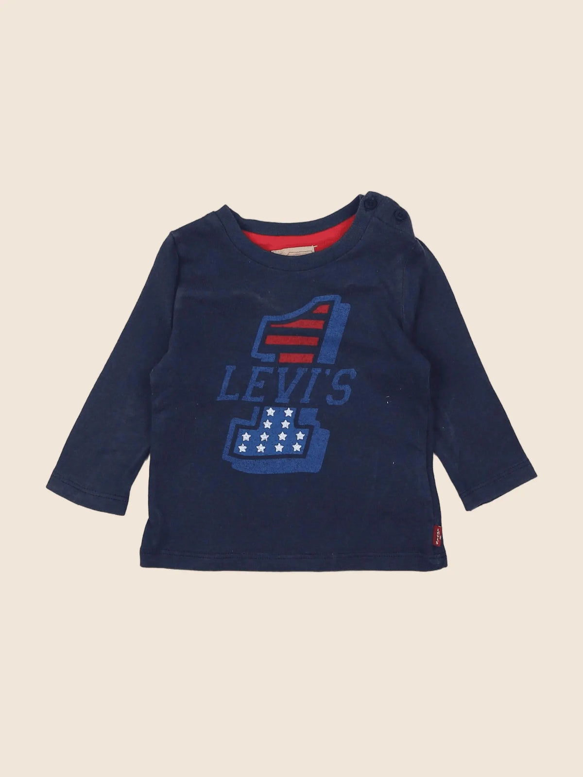 Levi's - tee-shirt bleu - 6 mois