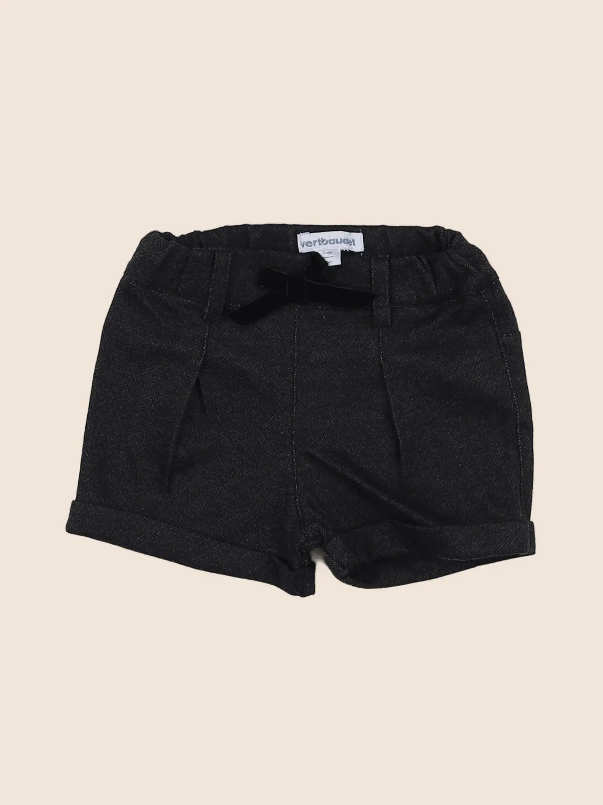Vertbaudet - short gris - 9 mois