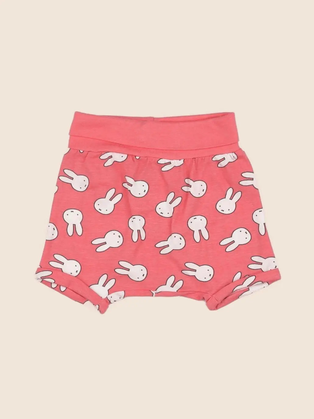 H&M - short orange - 6/9 mois