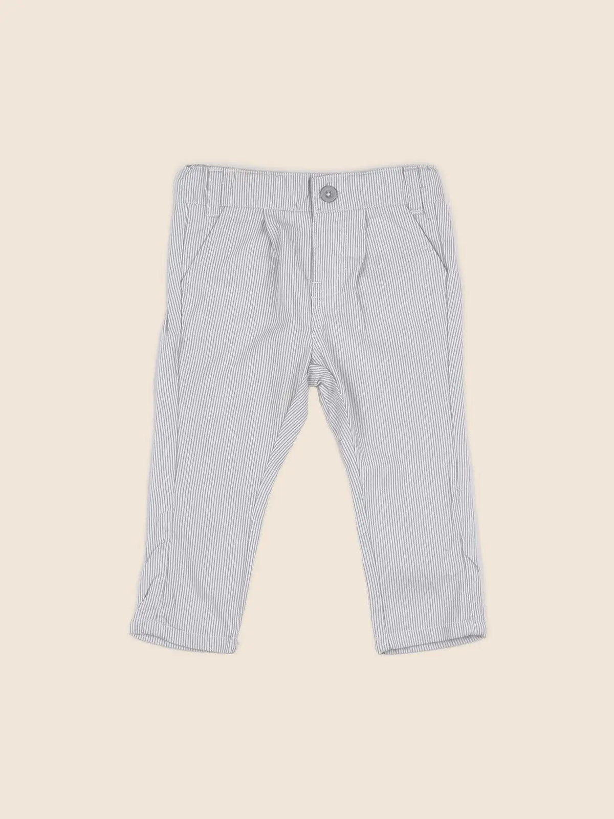 Vertbaudet - pantalon gris - 6 mois
