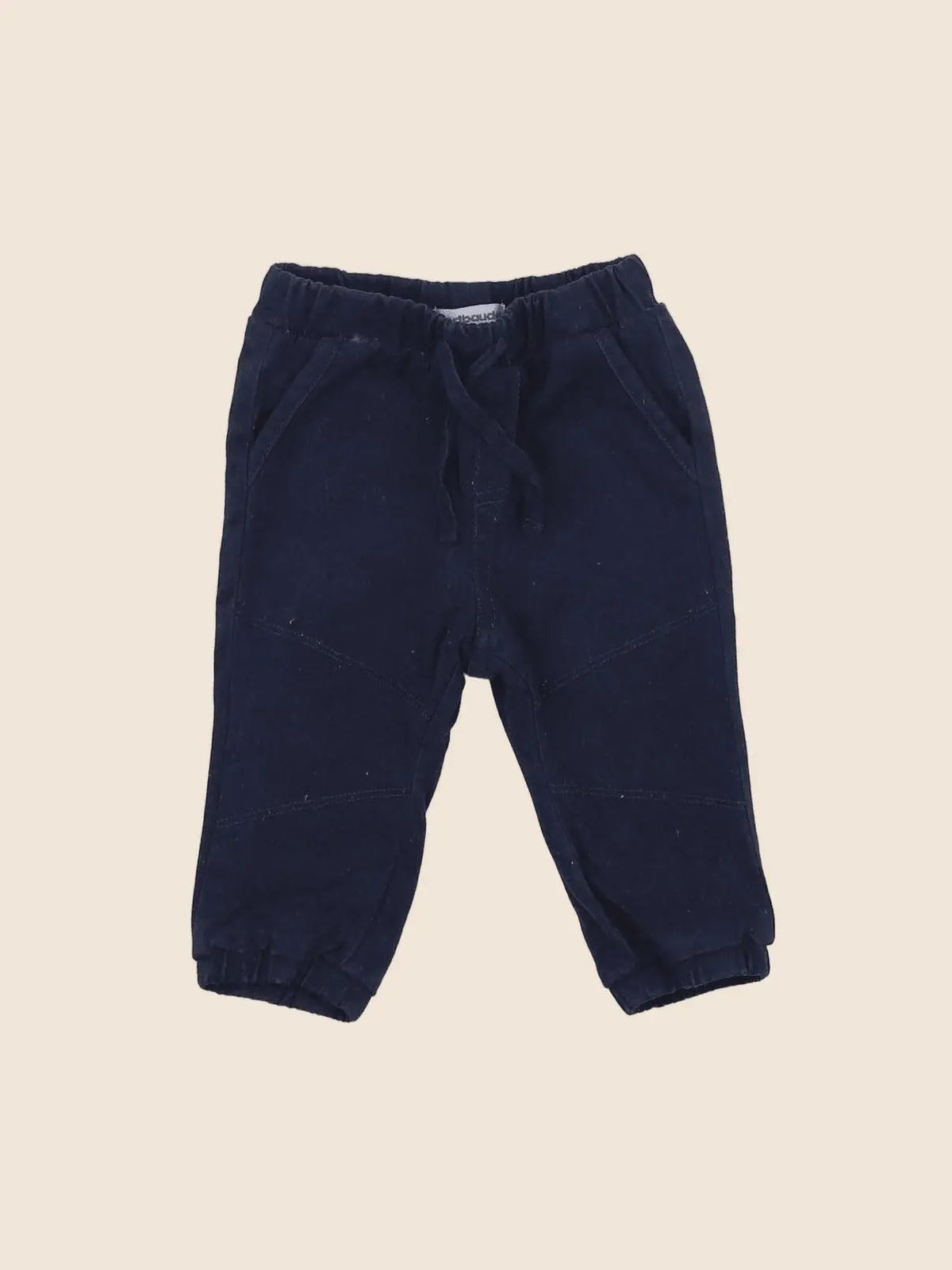 Vertbaudet - pantalon bleu - 6 mois