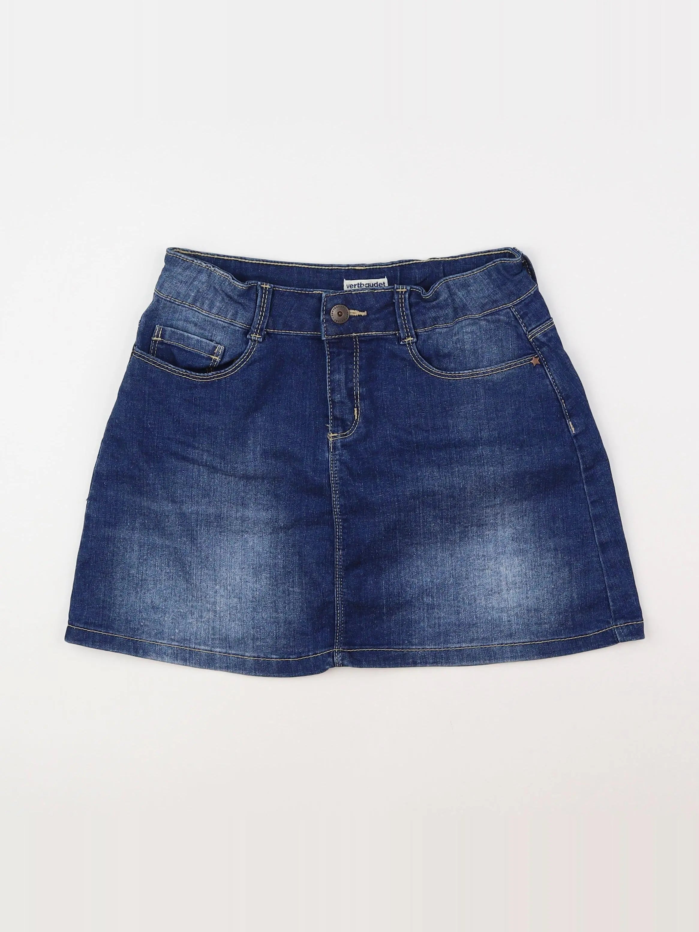 Vertbaudet - jupe bleu - 12 ans