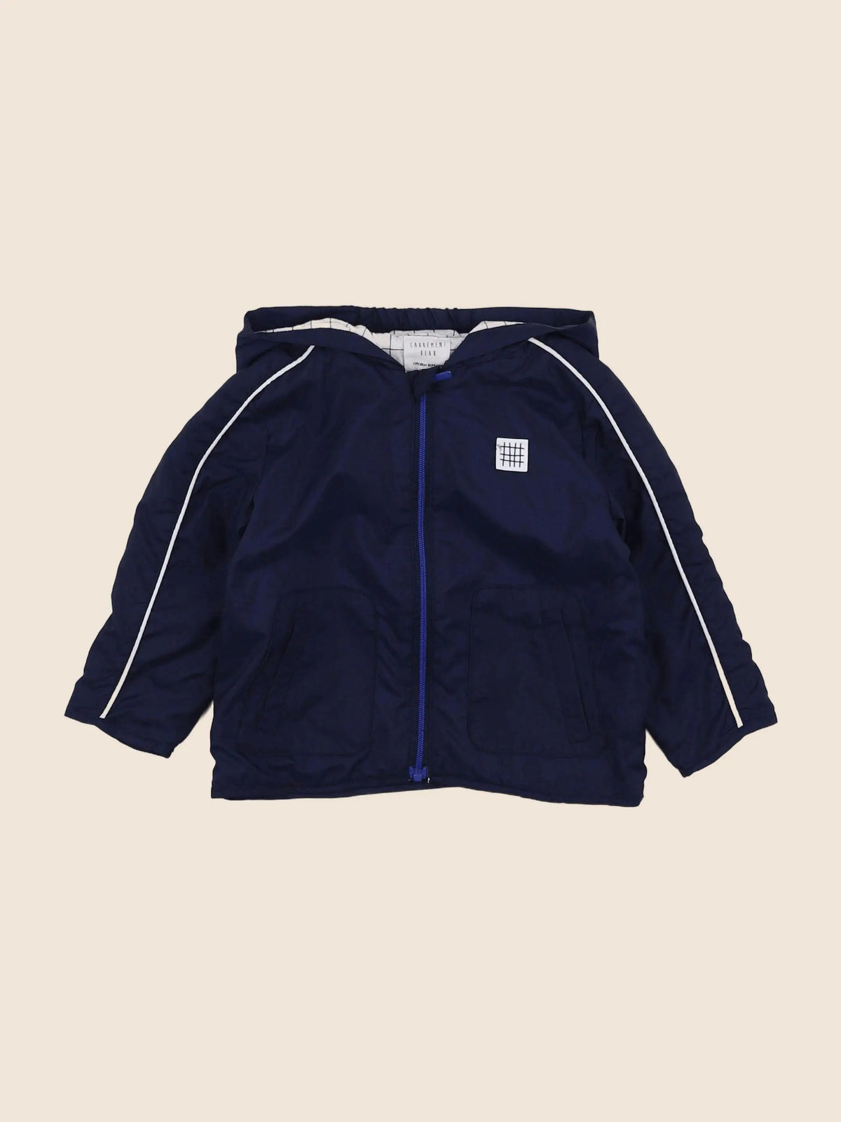 Carrément Beau - imperméable bleu - 12 mois