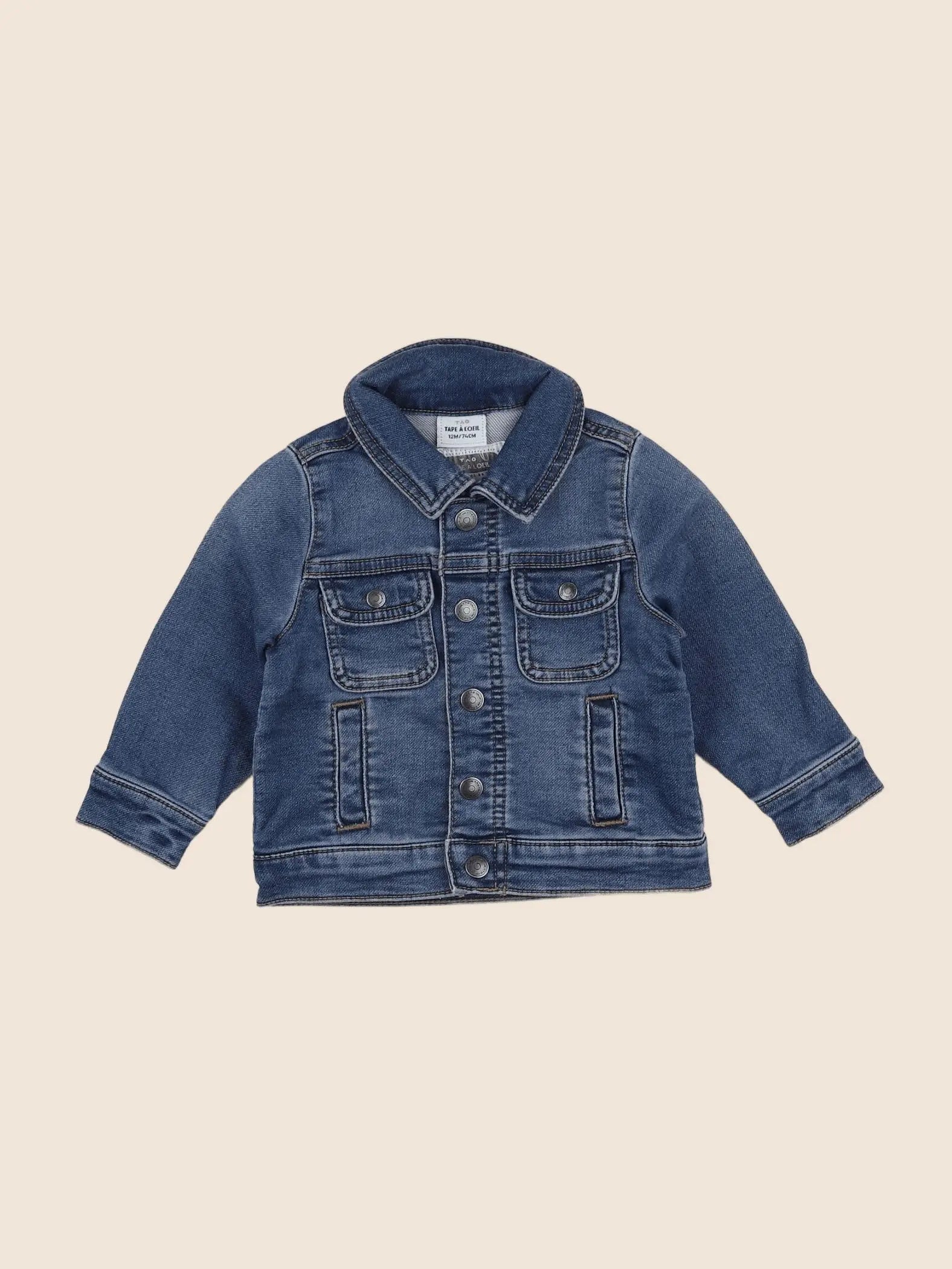 Tape à l'oeil - veste bleu - 12 mois