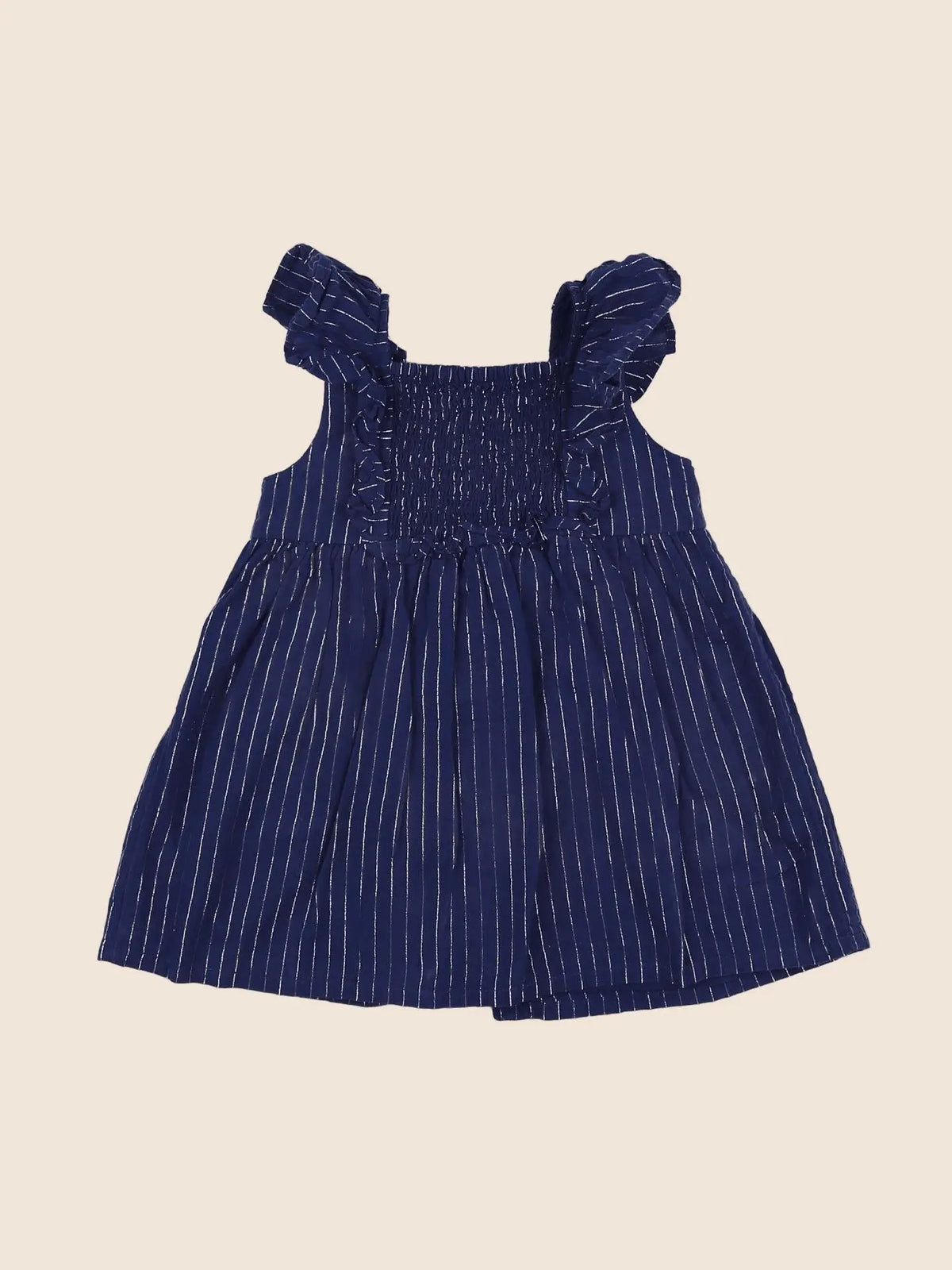 Vertbaudet - robe bleu, argent - 12 mois
