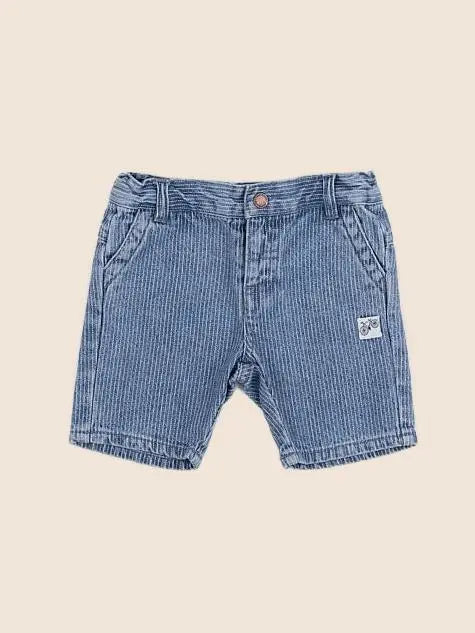 Vertbaudet - short bleu - 6 mois