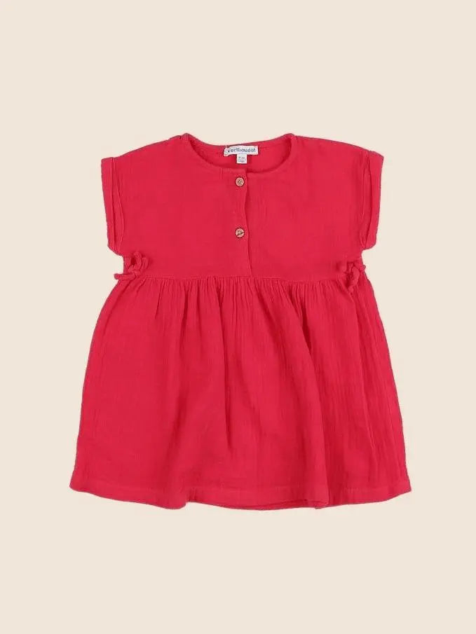 Vertbaudet - robe rose - 18 mois