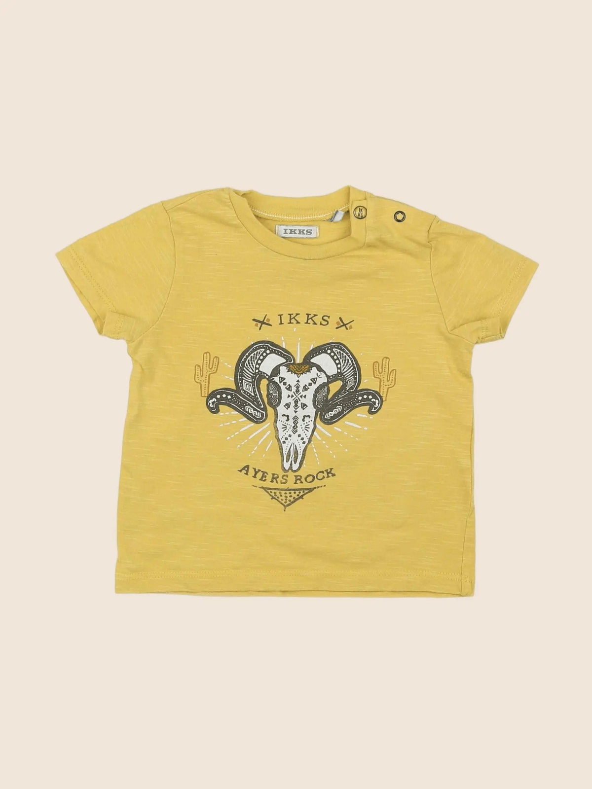 IKKS - tee-shirt jaune - 12 mois
