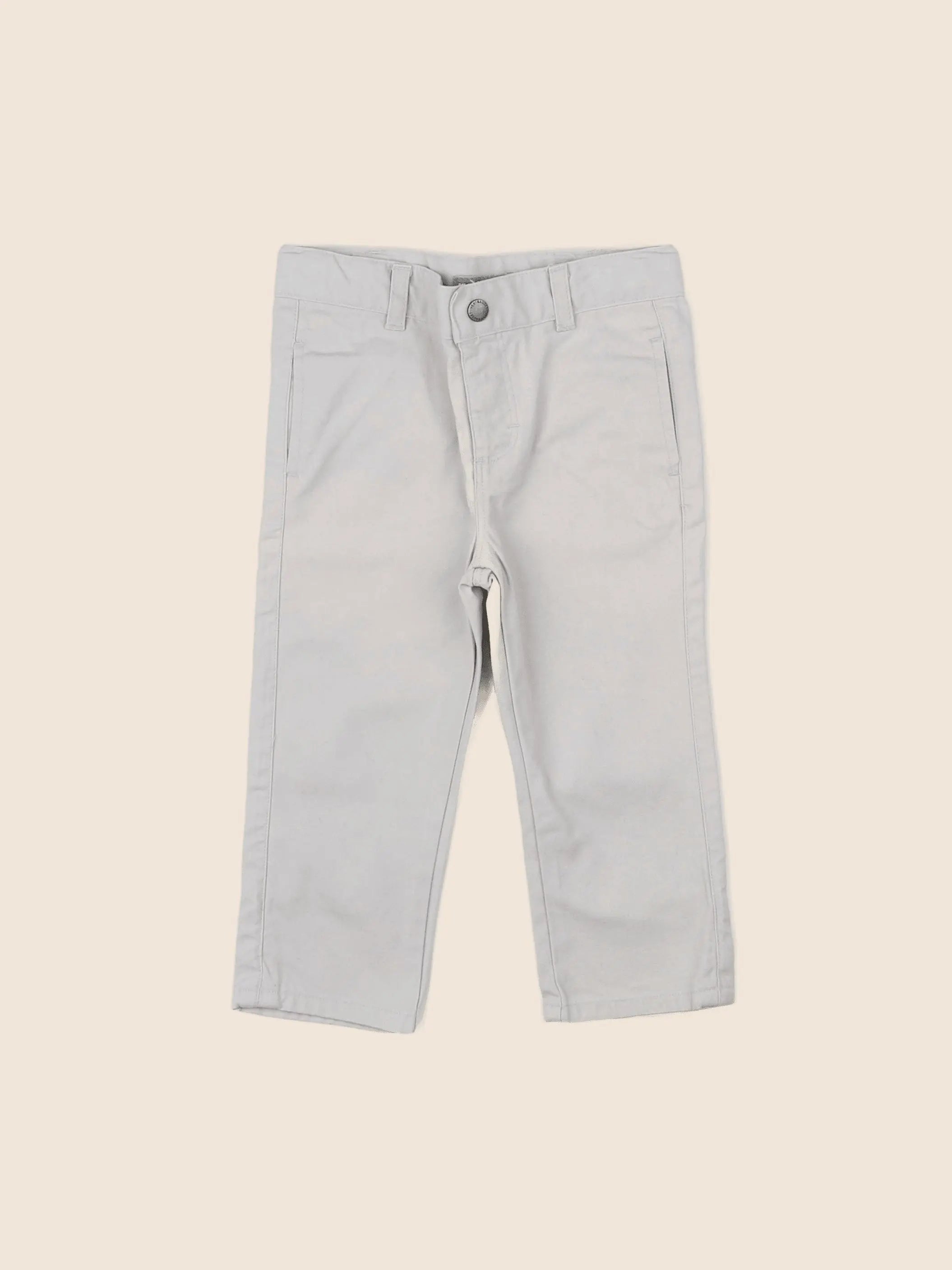 Vertbaudet - pantalon gris - 12 mois
