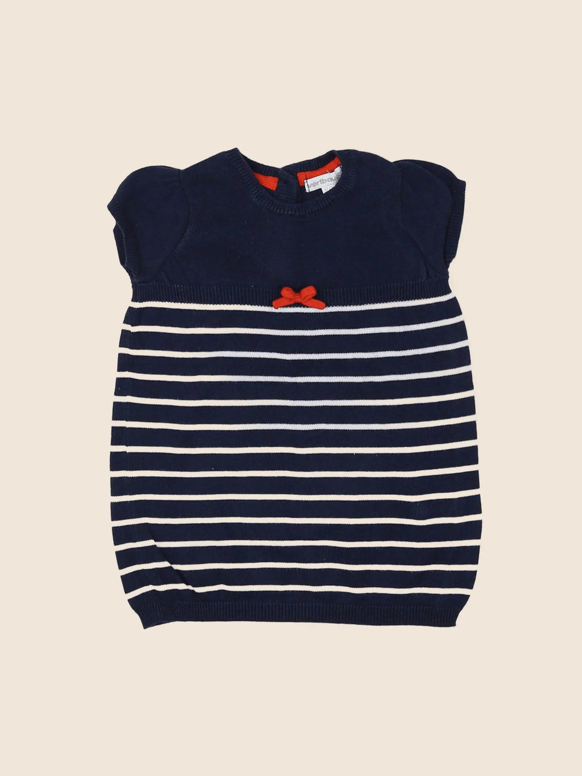Vertbaudet - robe bleu - 6 mois