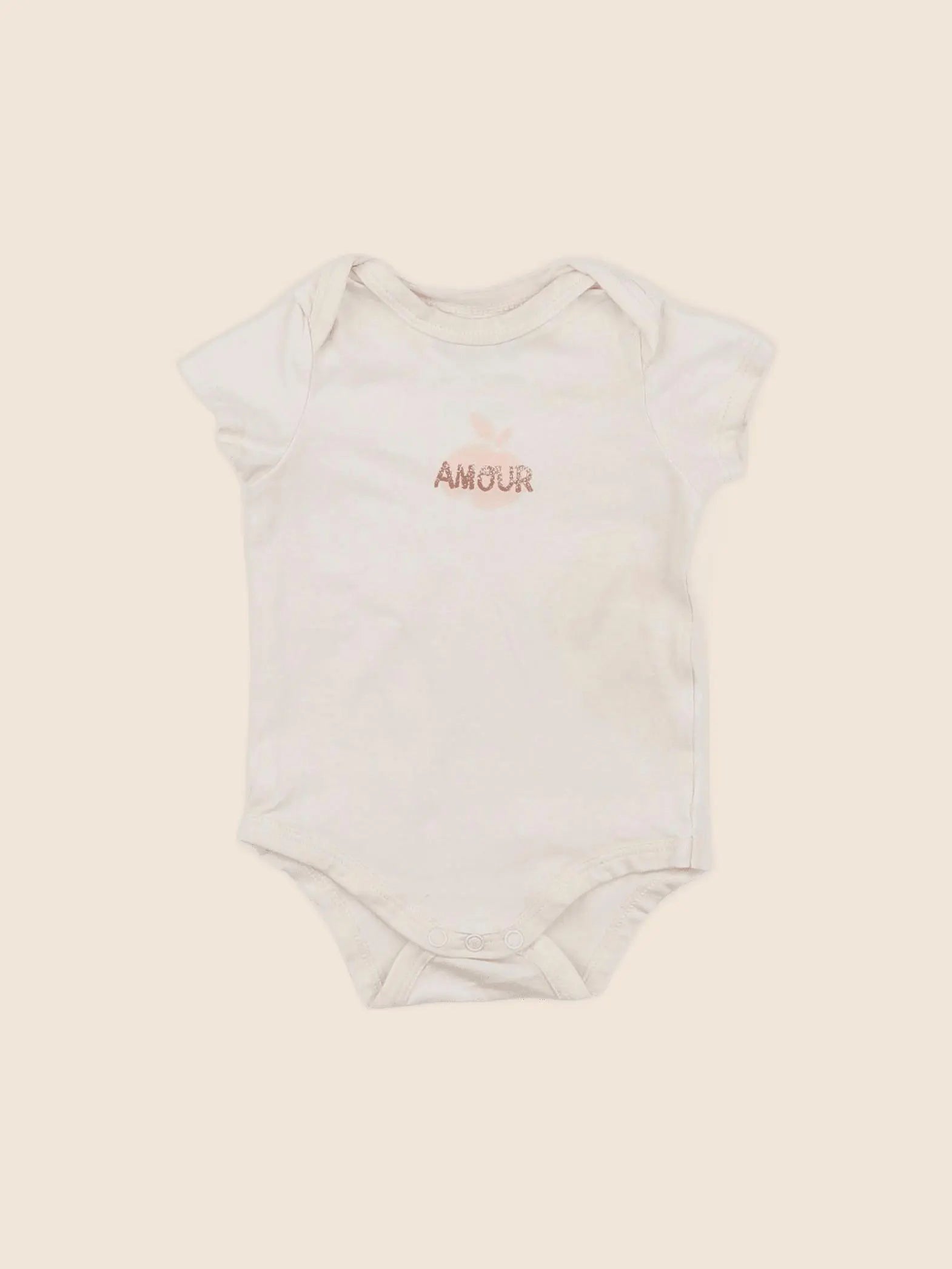 Tape à l'oeil - body beige - 3 mois
