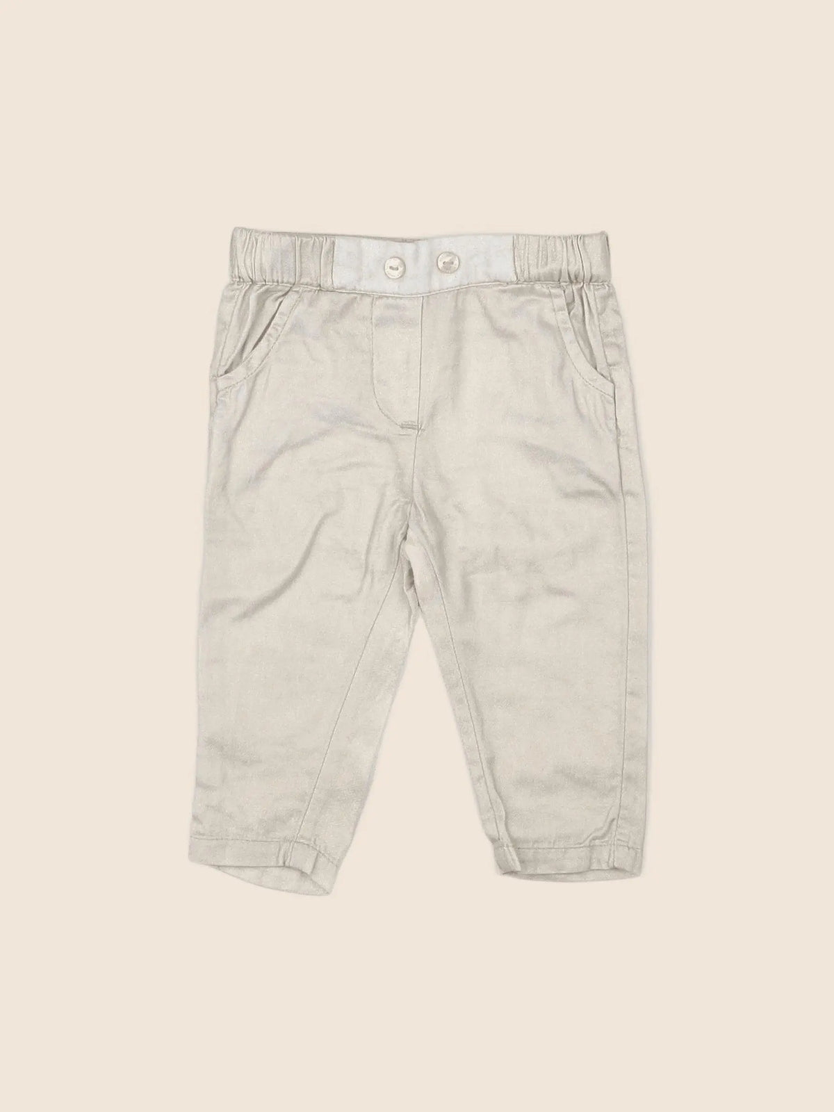 Vertbaudet - pantalon or - 6 mois