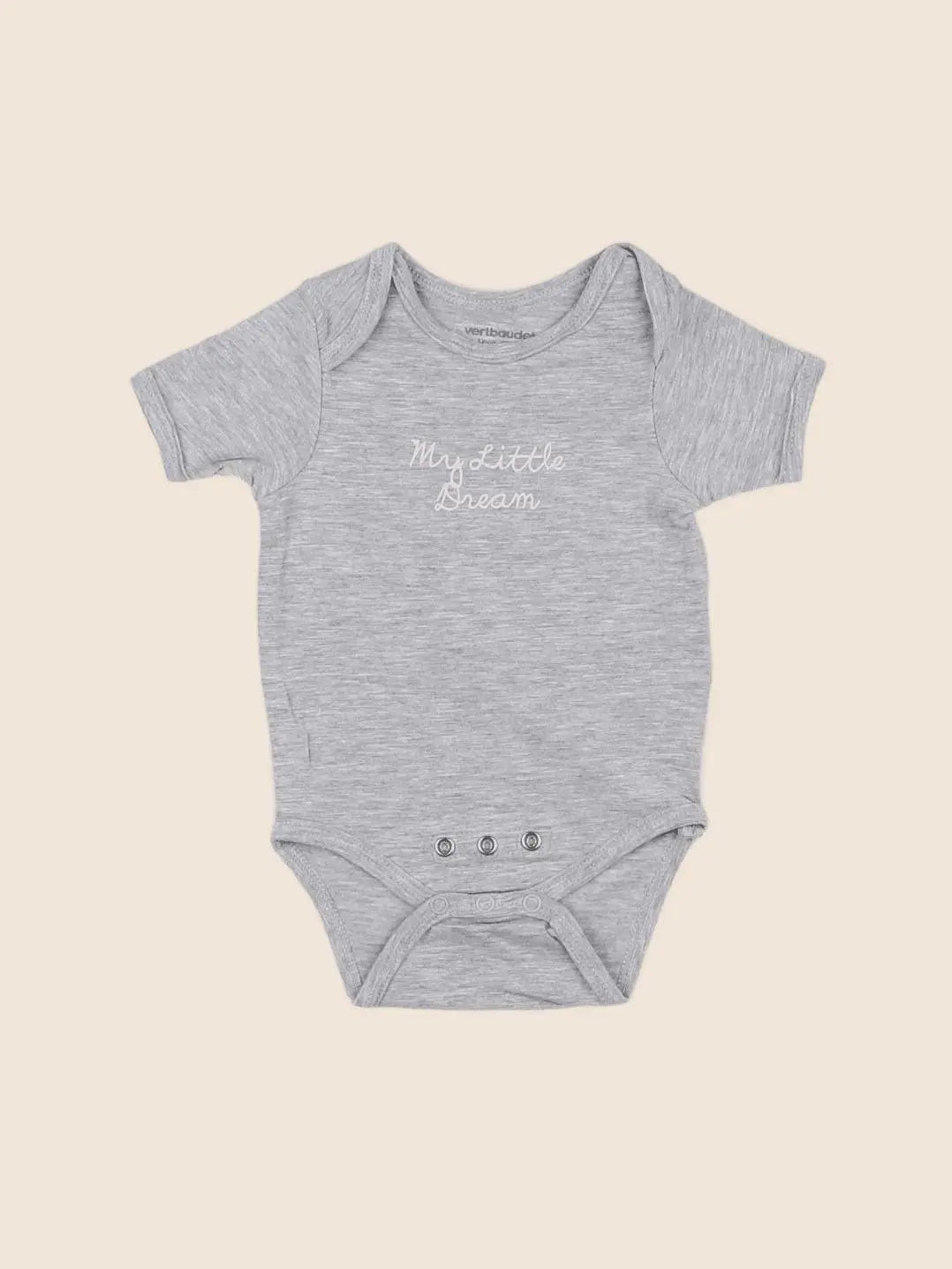 Vertbaudet - body gris - 3 mois
