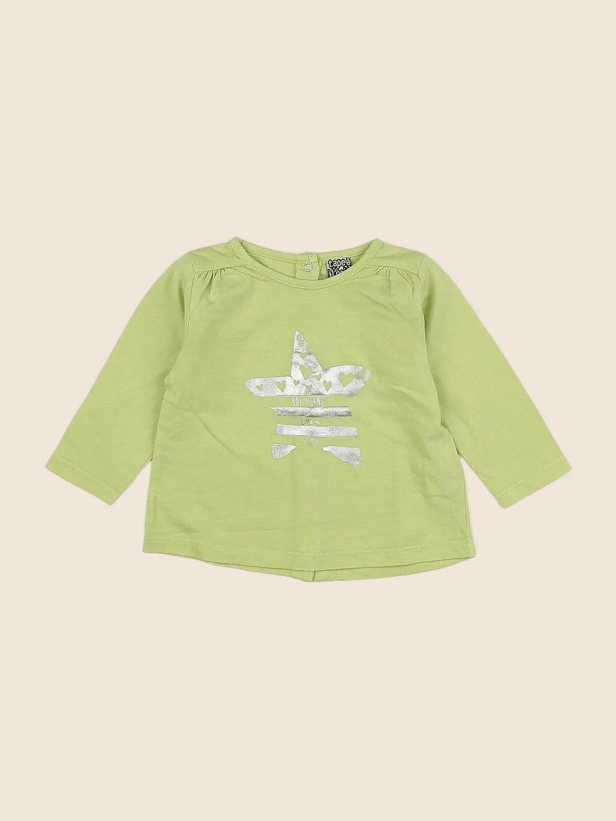 Tape à l'oeil - tee-shirt jaune - 6 mois