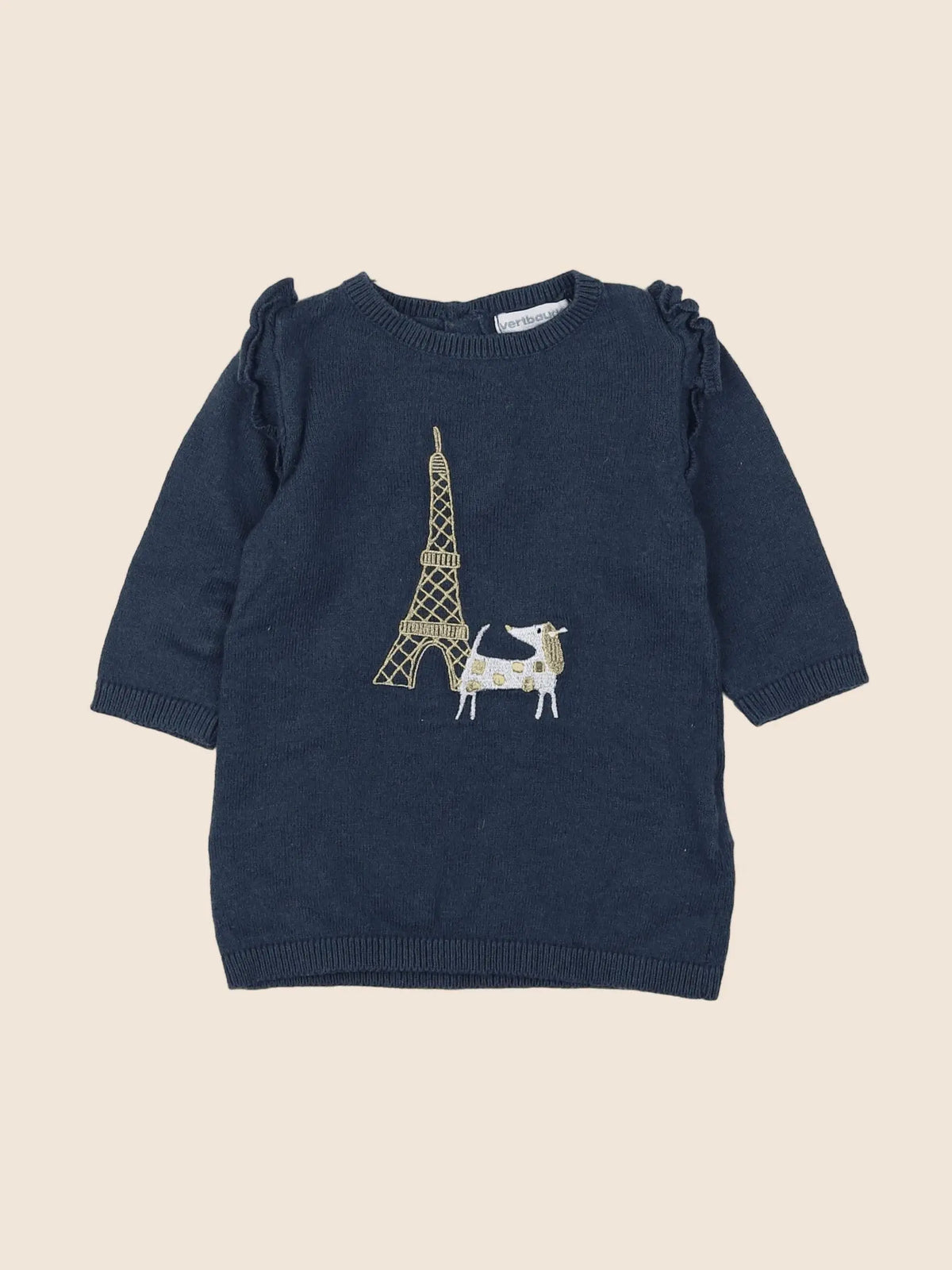 Vertbaudet - robe bleu - 3 mois